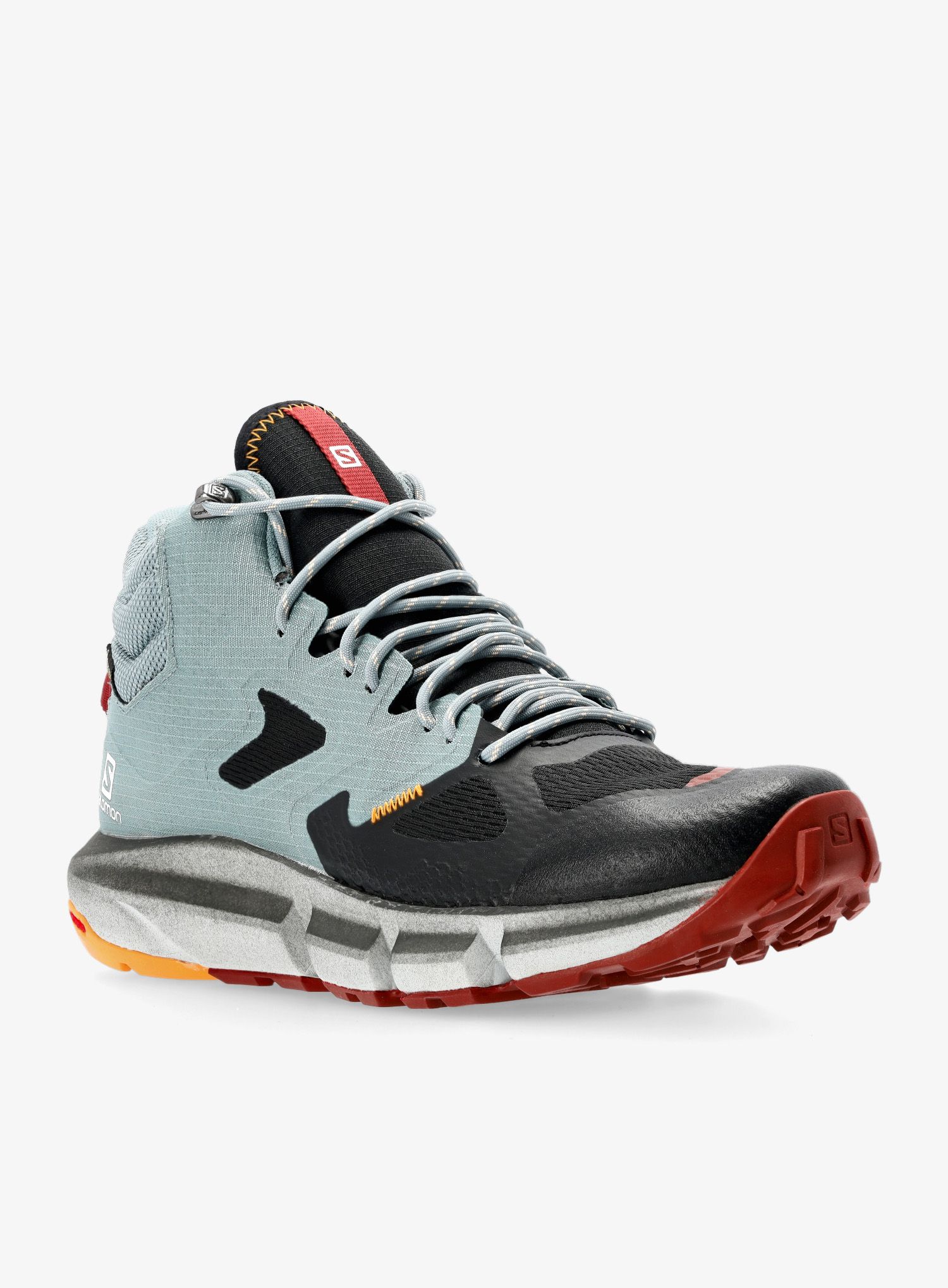 Muške planinarske cipele Salomon Predict Hike MID GTX - black/trooper/blazing orange