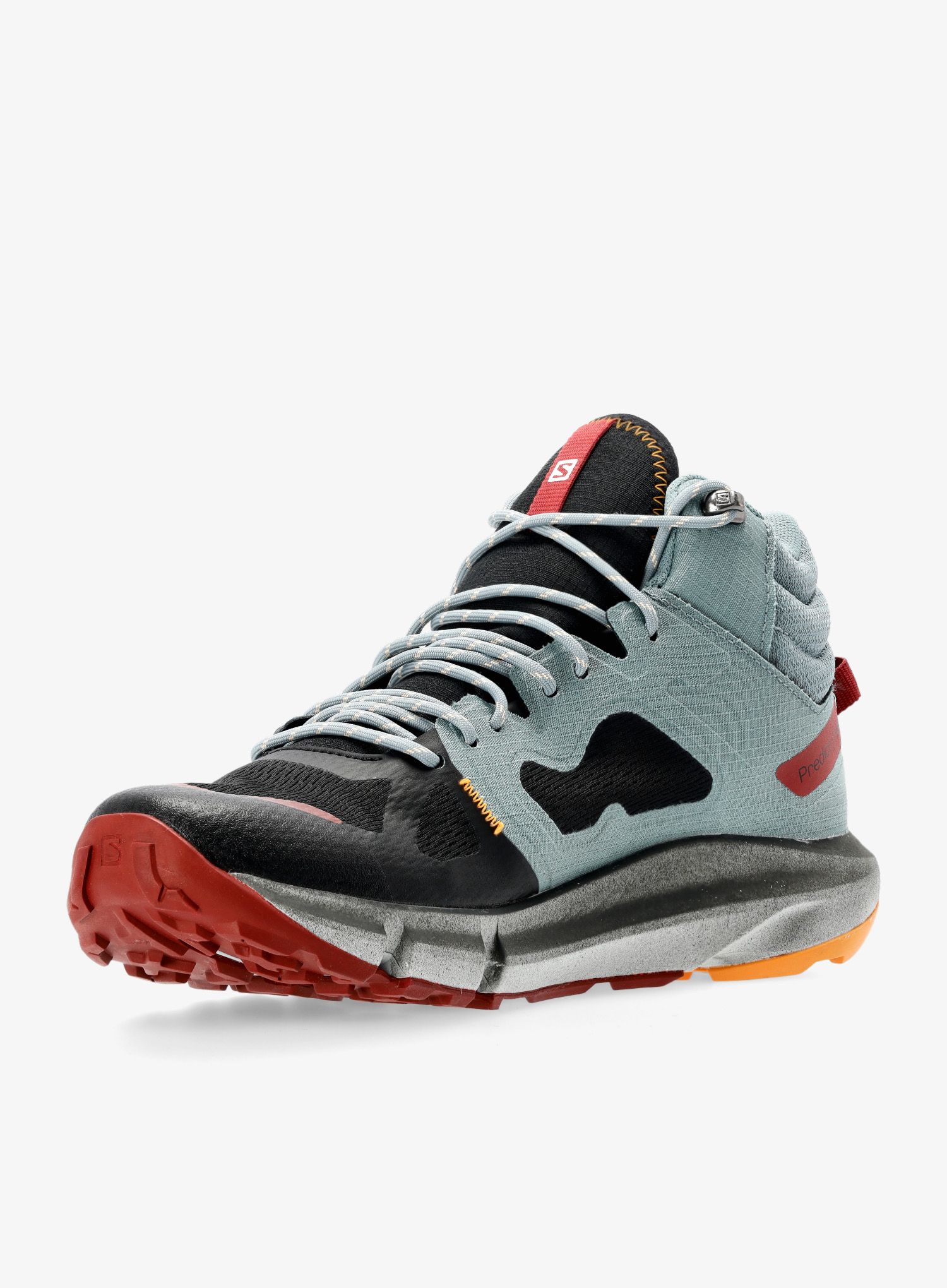 Muške planinarske cipele Salomon Predict Hike MID GTX - black/trooper/blazing orange