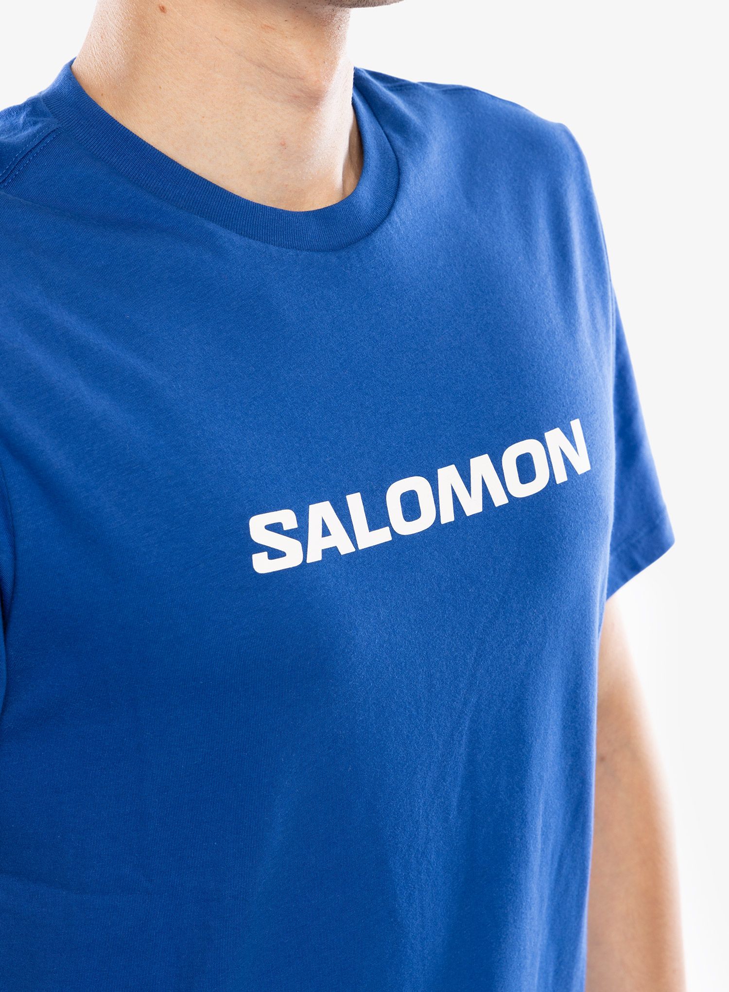 Pamučna majica Salomon Logo Performance S/S Tee - surf the web