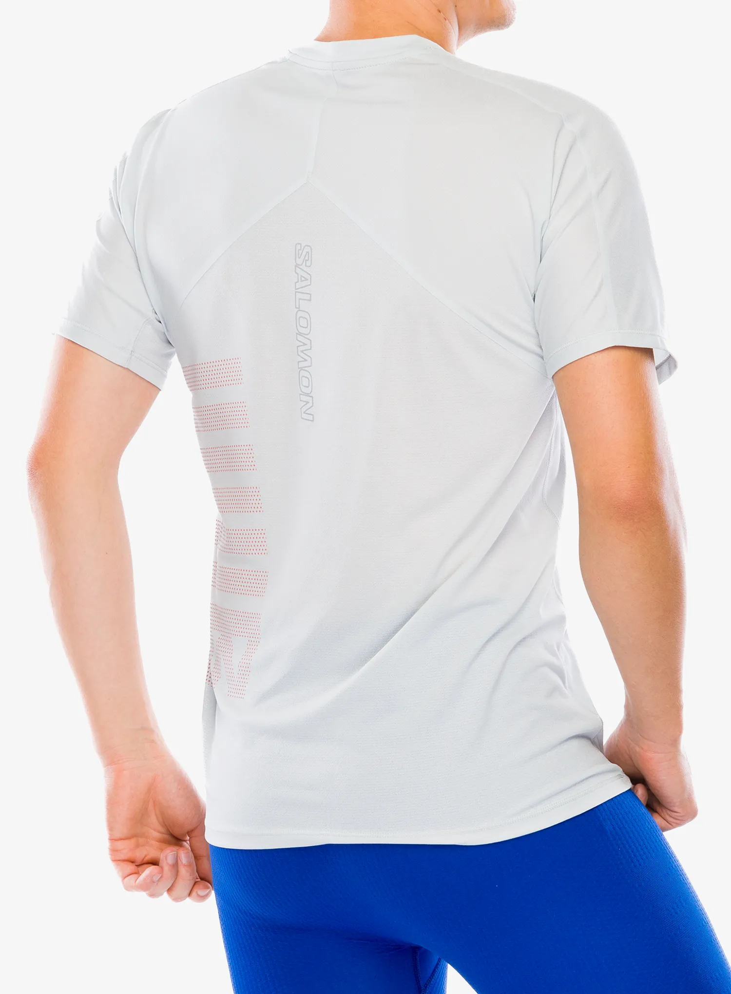 Majica za trčanje Salomon Sense Aero S/S GFX - gray