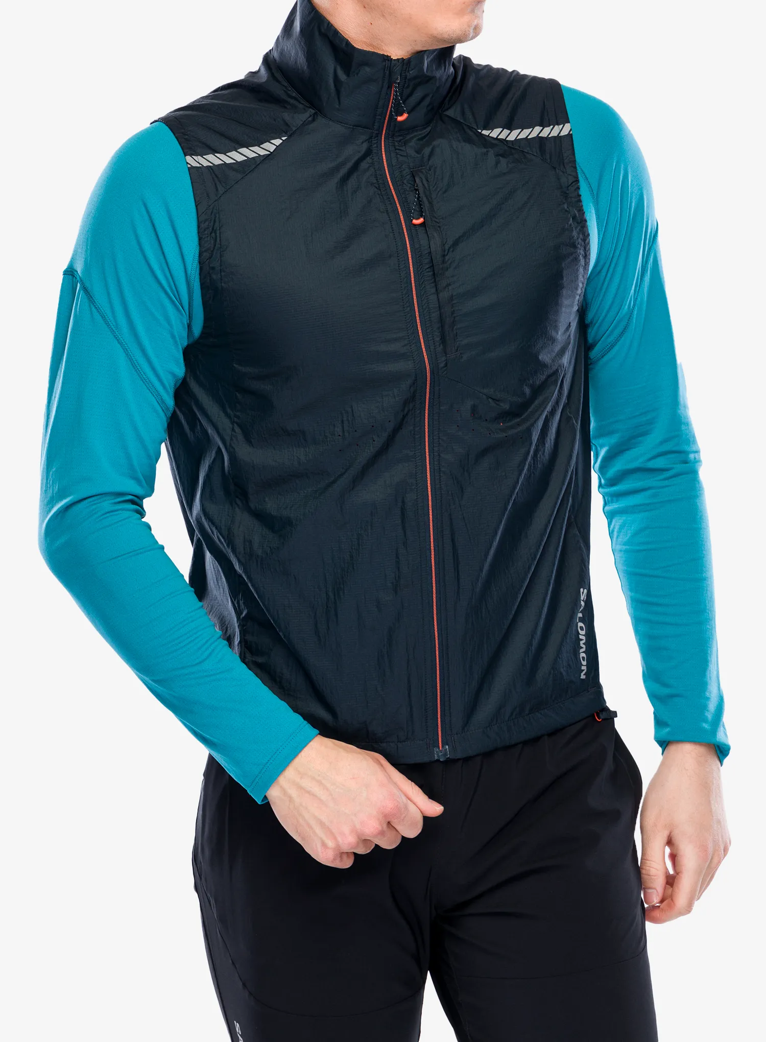 Prsluk Salomon Sense Flow Vest - carbon/carbo