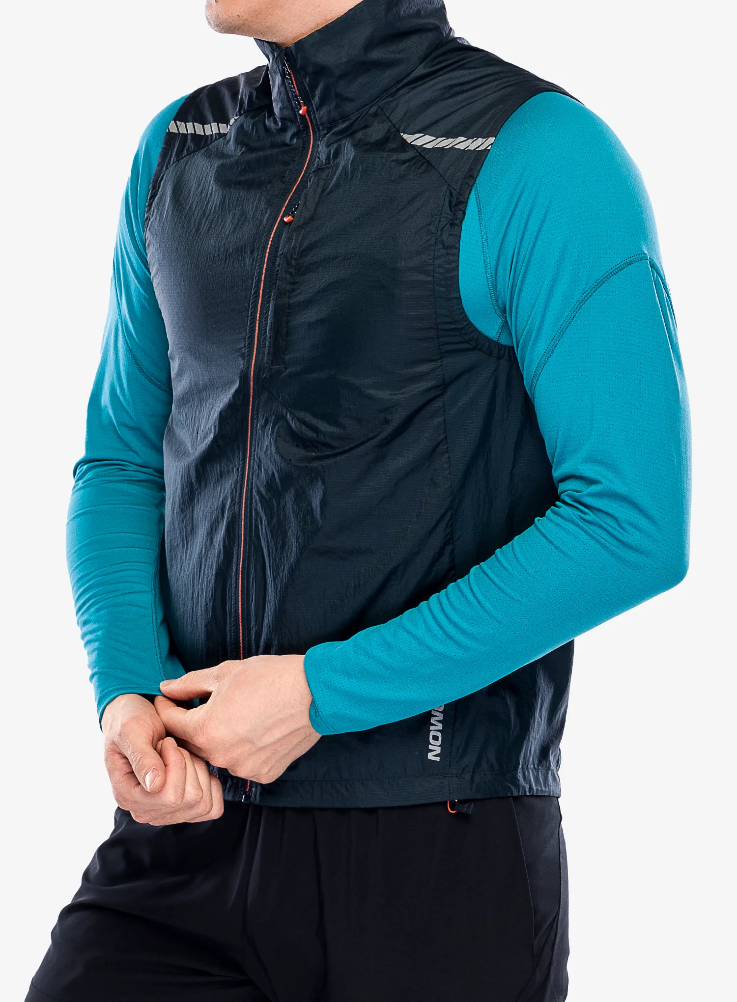 Prsluk Salomon Sense Flow Vest - carbon/carbo