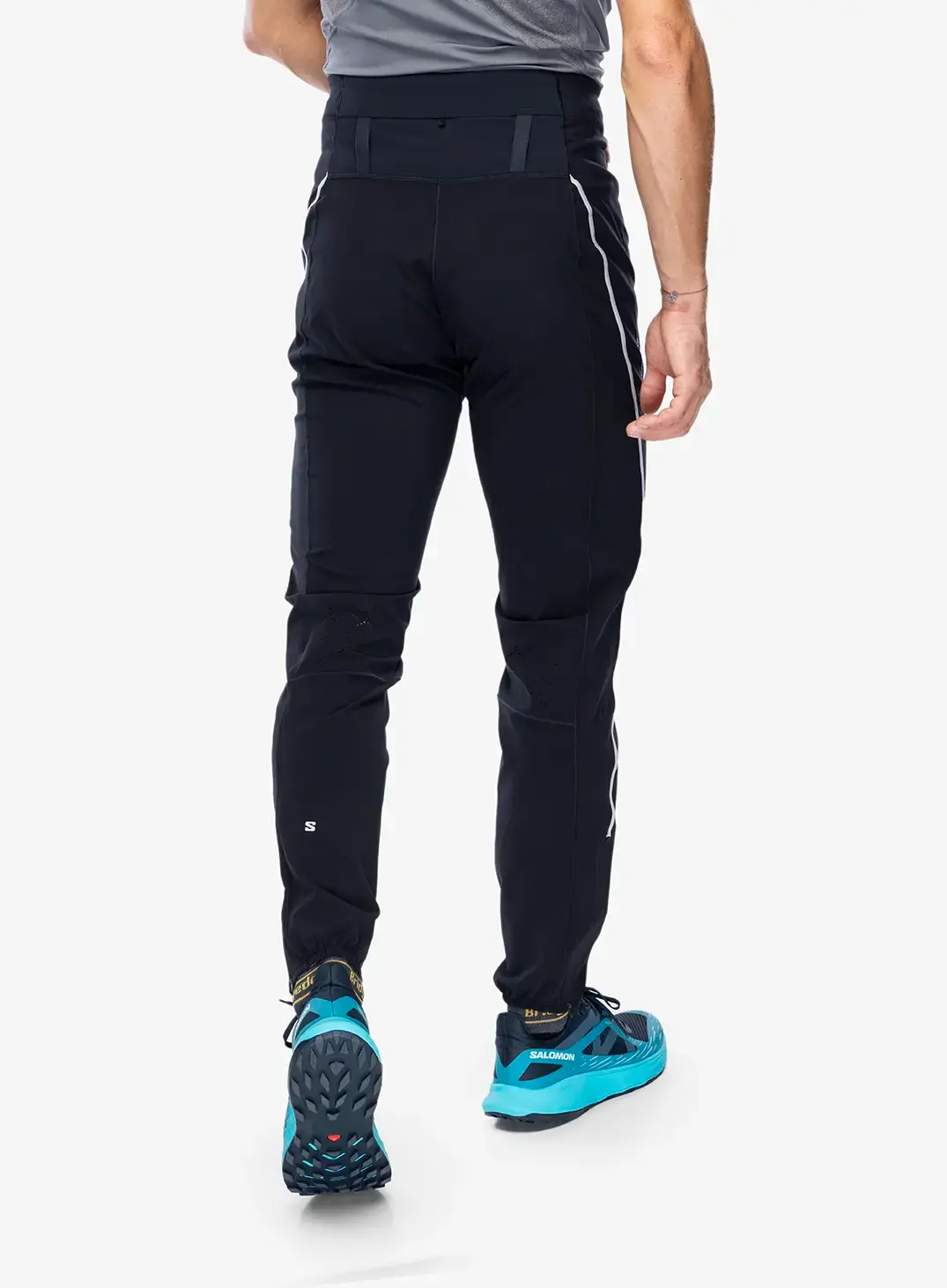Hlače za trčanje Salomon Sense Stow Pants - deep black