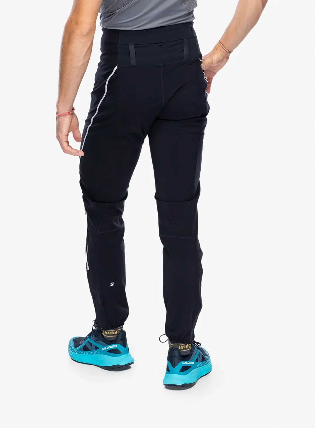 Hlače za trčanje Salomon Sense Stow Pants - deep black