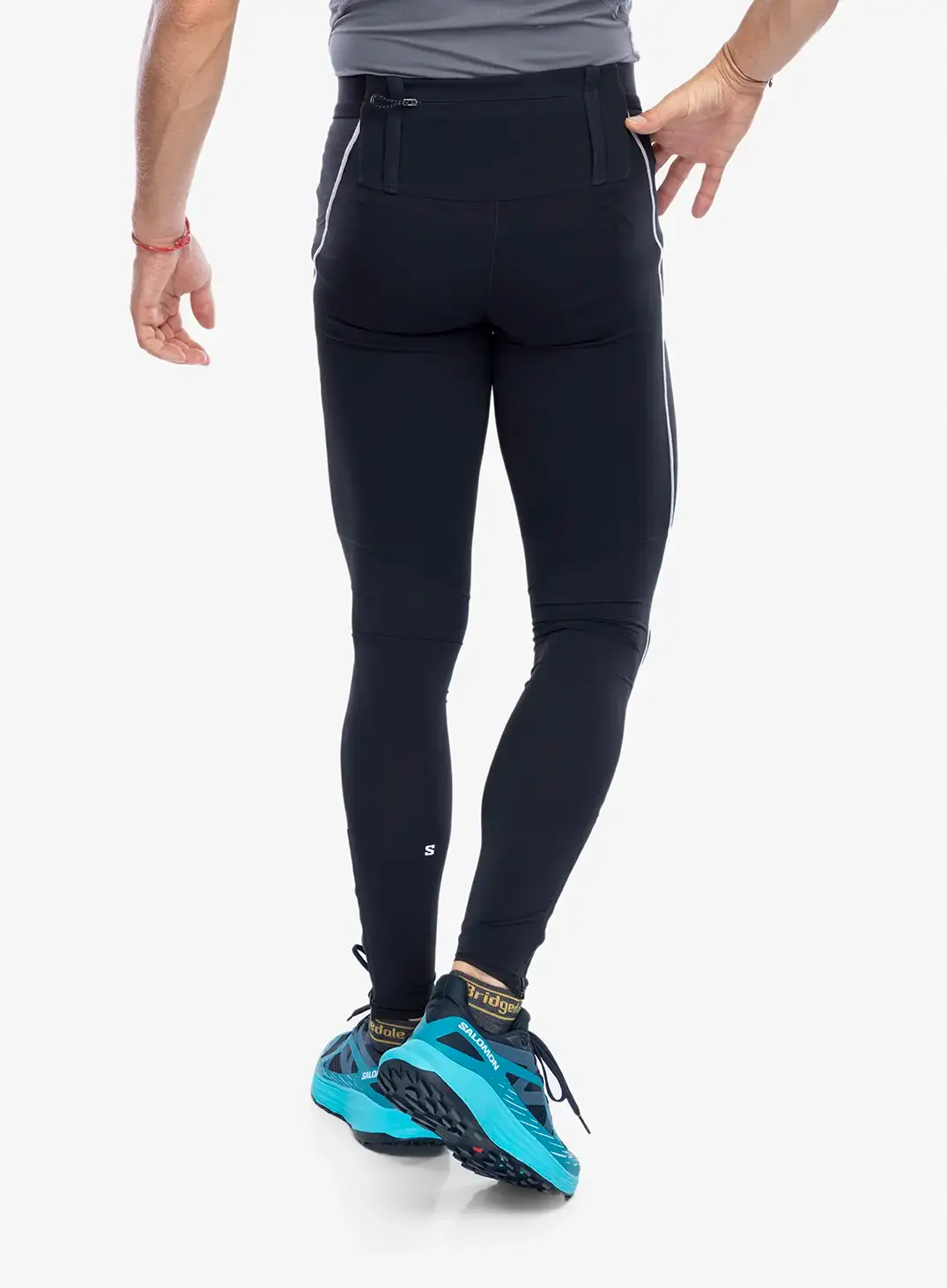 Tajice za trčanje Salomon Sense Stow Tight - deep black