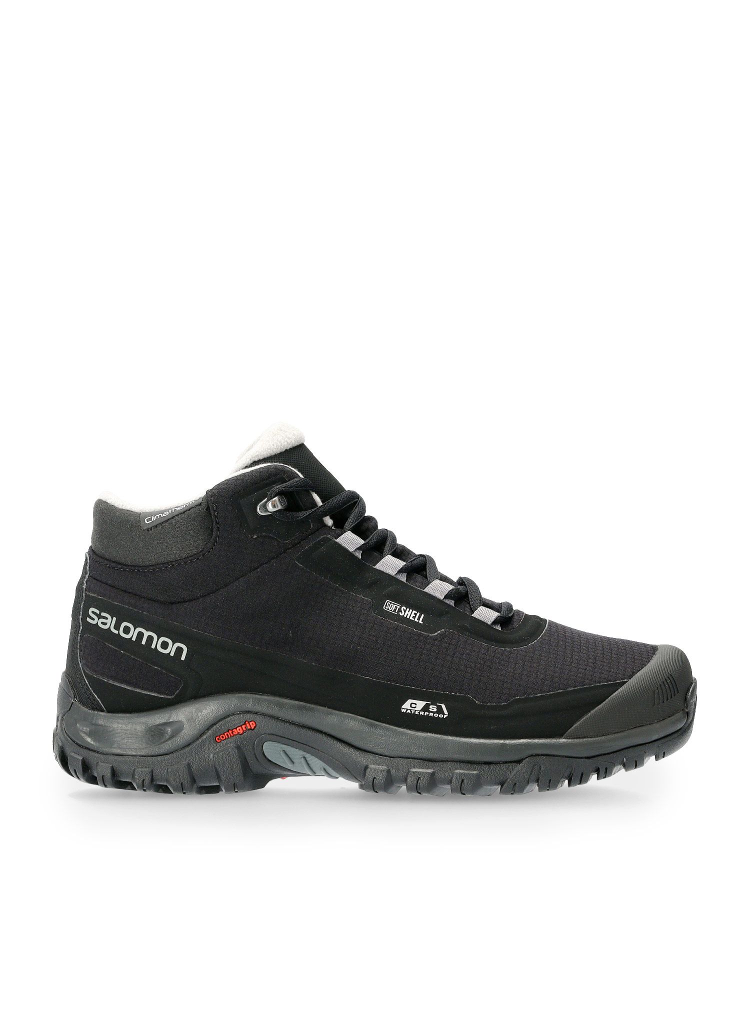 Muške zimske cipele Salomon Shelter CS WP - black/black