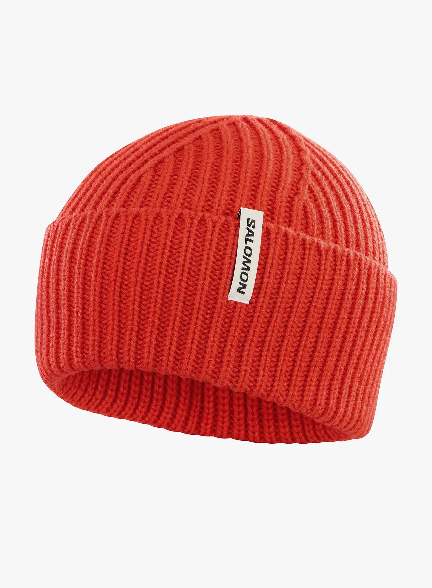 Zimska kapa Salomon Snowbird Beanie U - cherry tomato