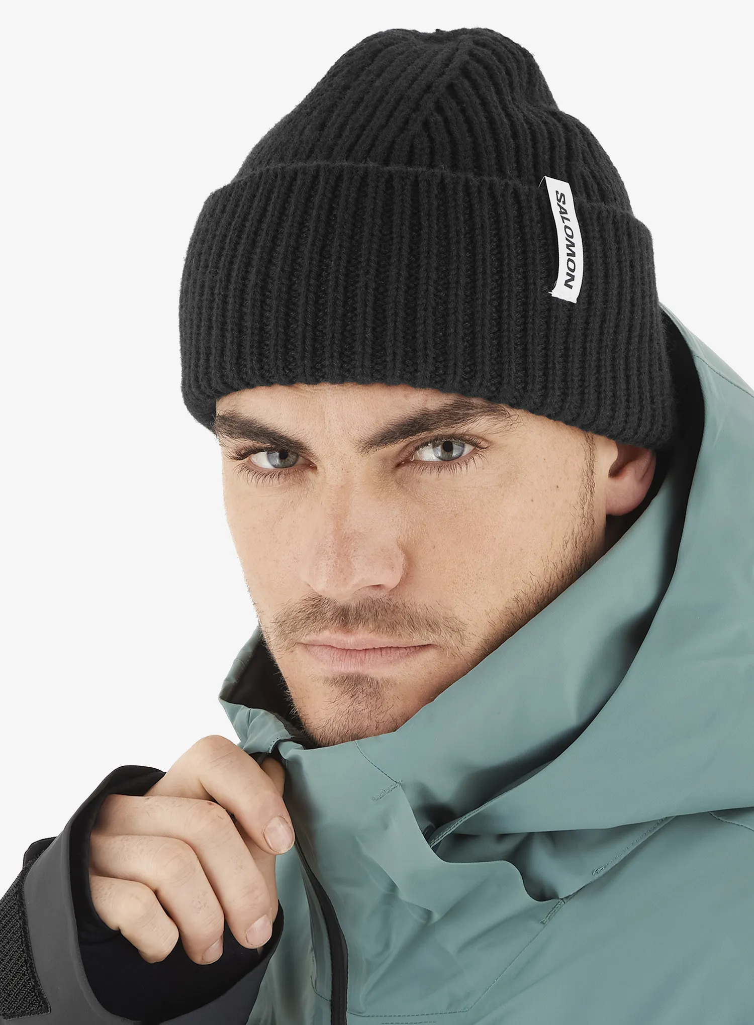 Zimska kapa Salomon Snowbird Beanie U - deep black
