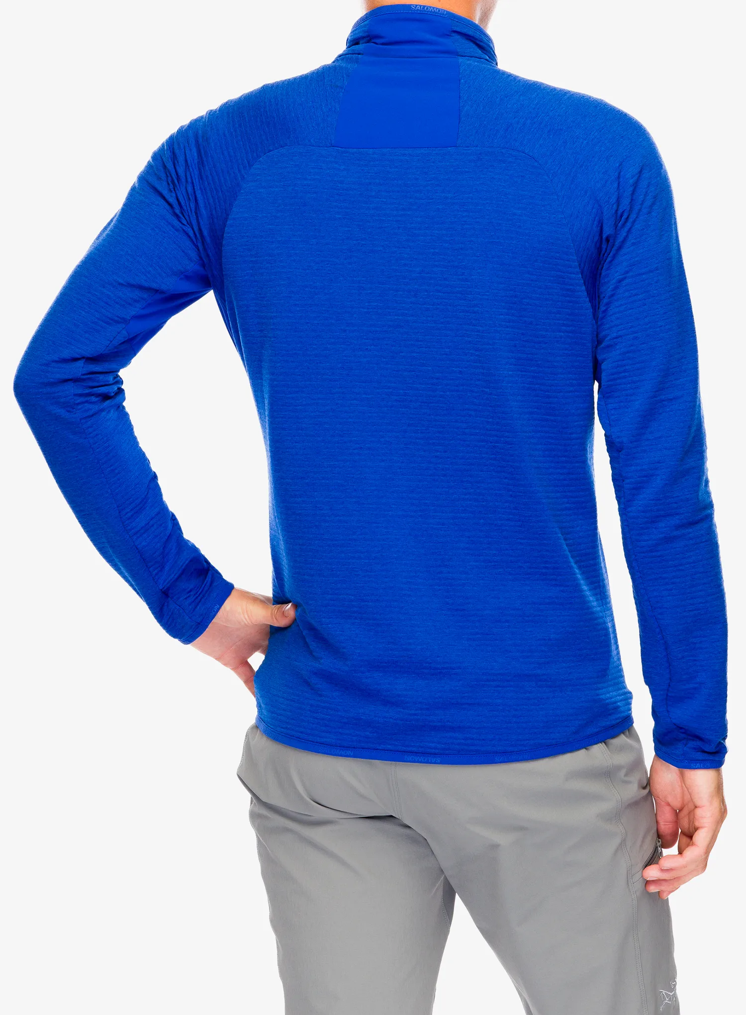 Dukserica od flisa Salomon Essential Lightwarm FZ - surf the web