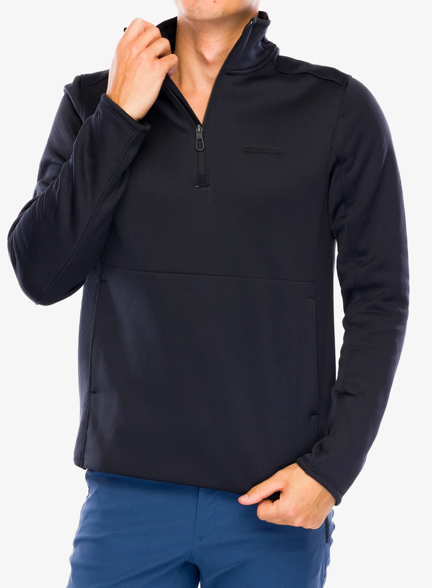 Dukserica Salomon Essential Warm Hz Mid - deep black