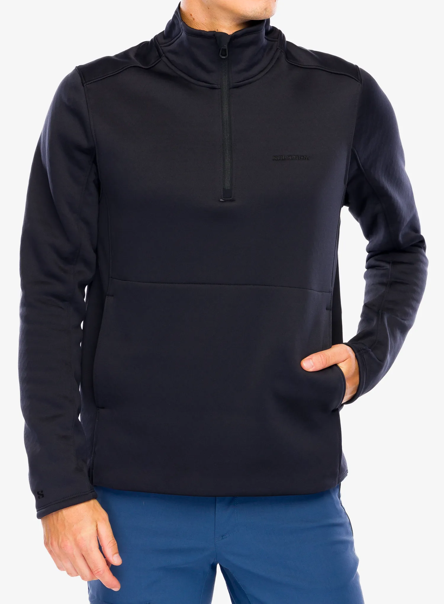 Dukserica Salomon Essential Warm Hz Mid - deep black