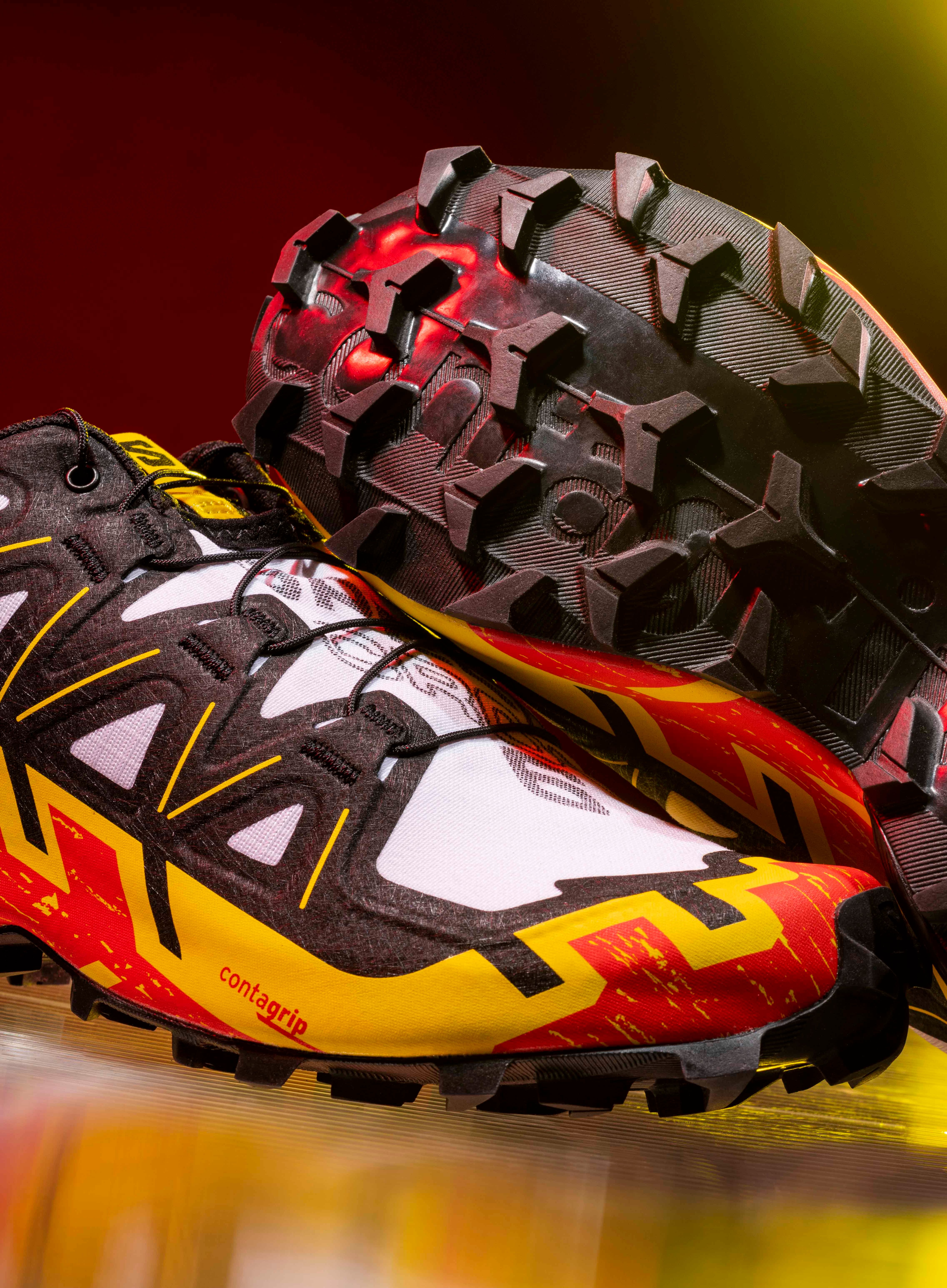 Muške tenisice za trčanje Salomon Speedcross 6 - white/black/empyel