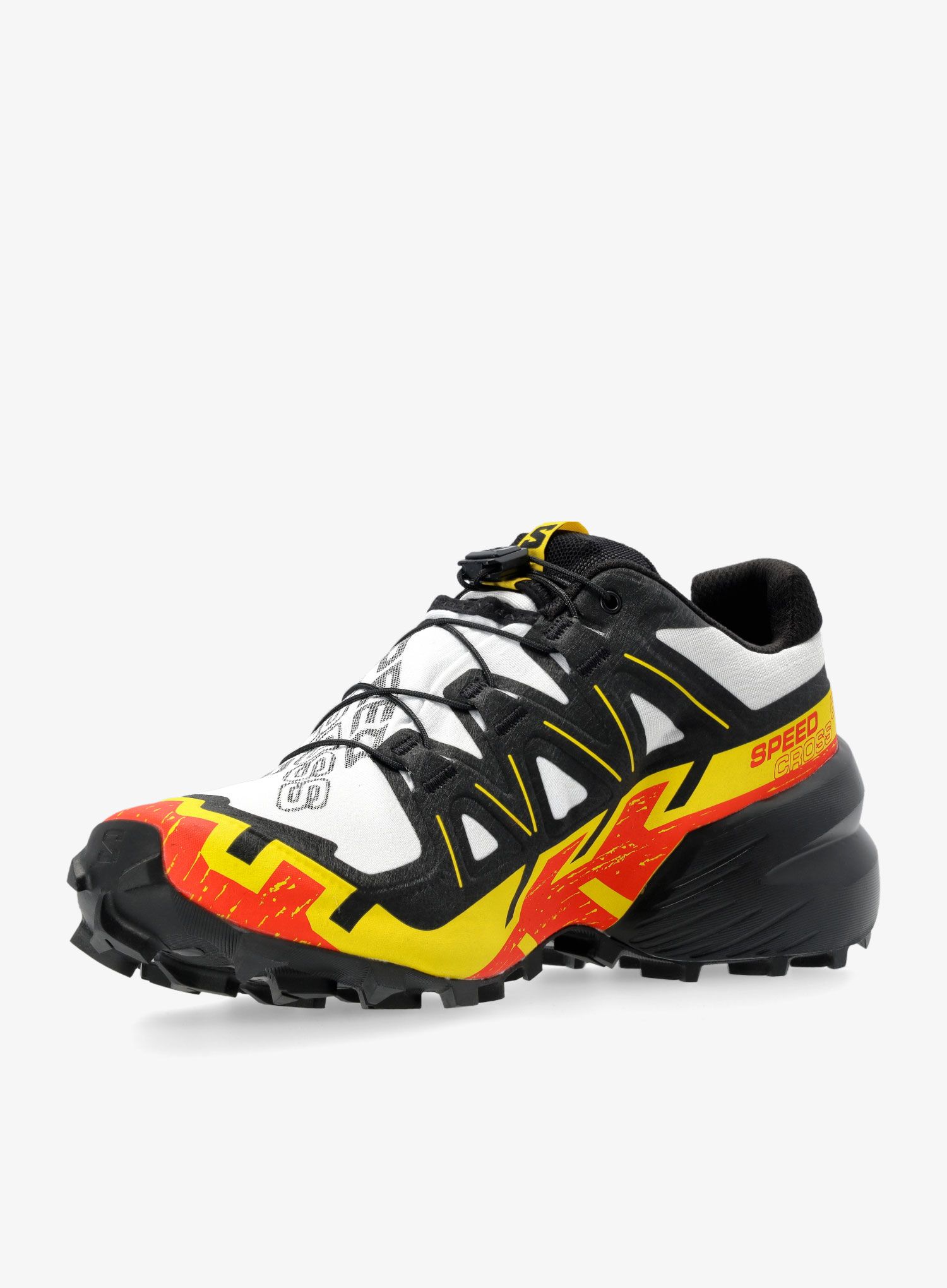 Muške tenisice za trčanje Salomon Speedcross 6 - white/black/empyel