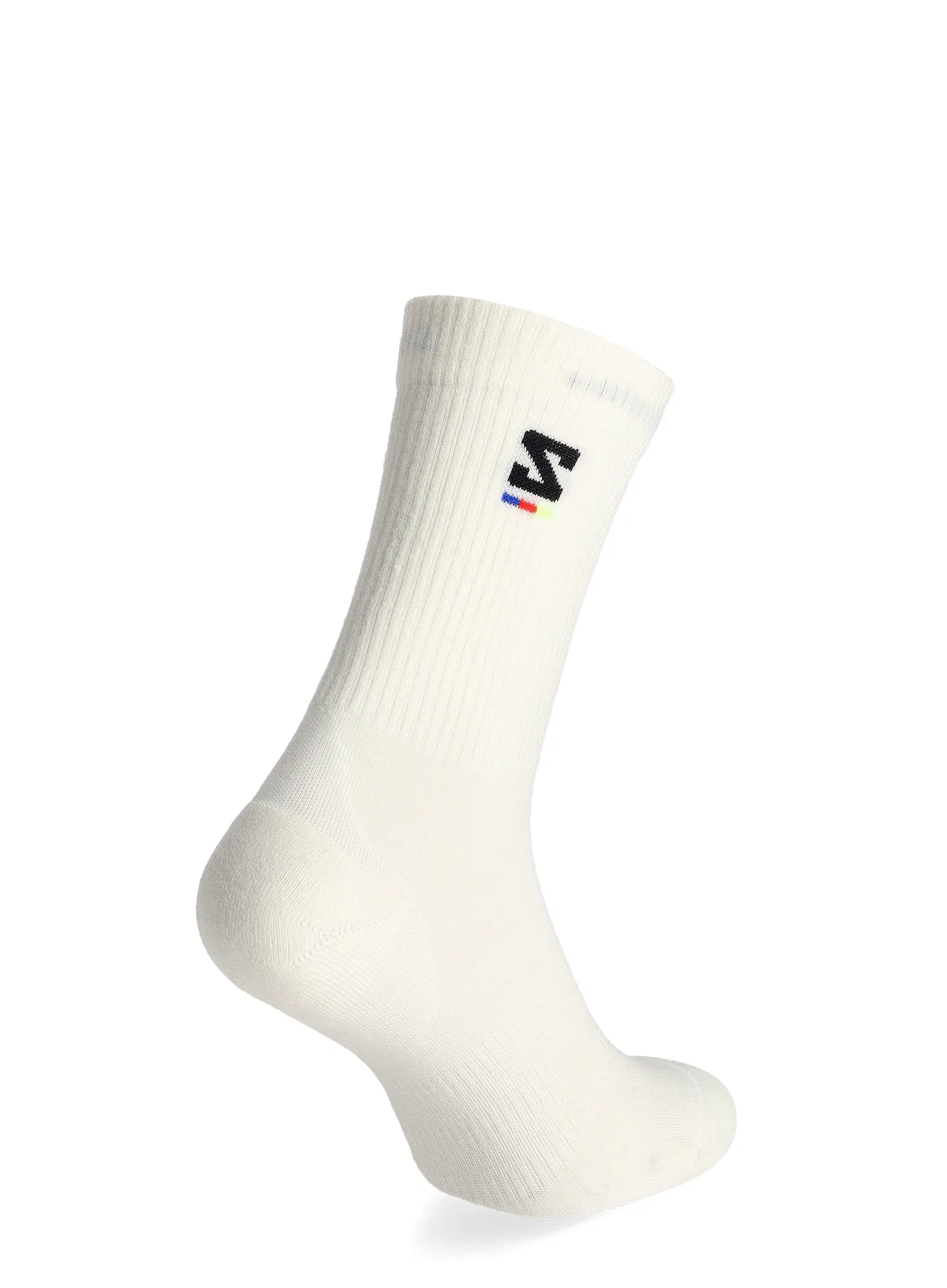 Merino čarape Salomon Sunday Smart Crew - snow/black