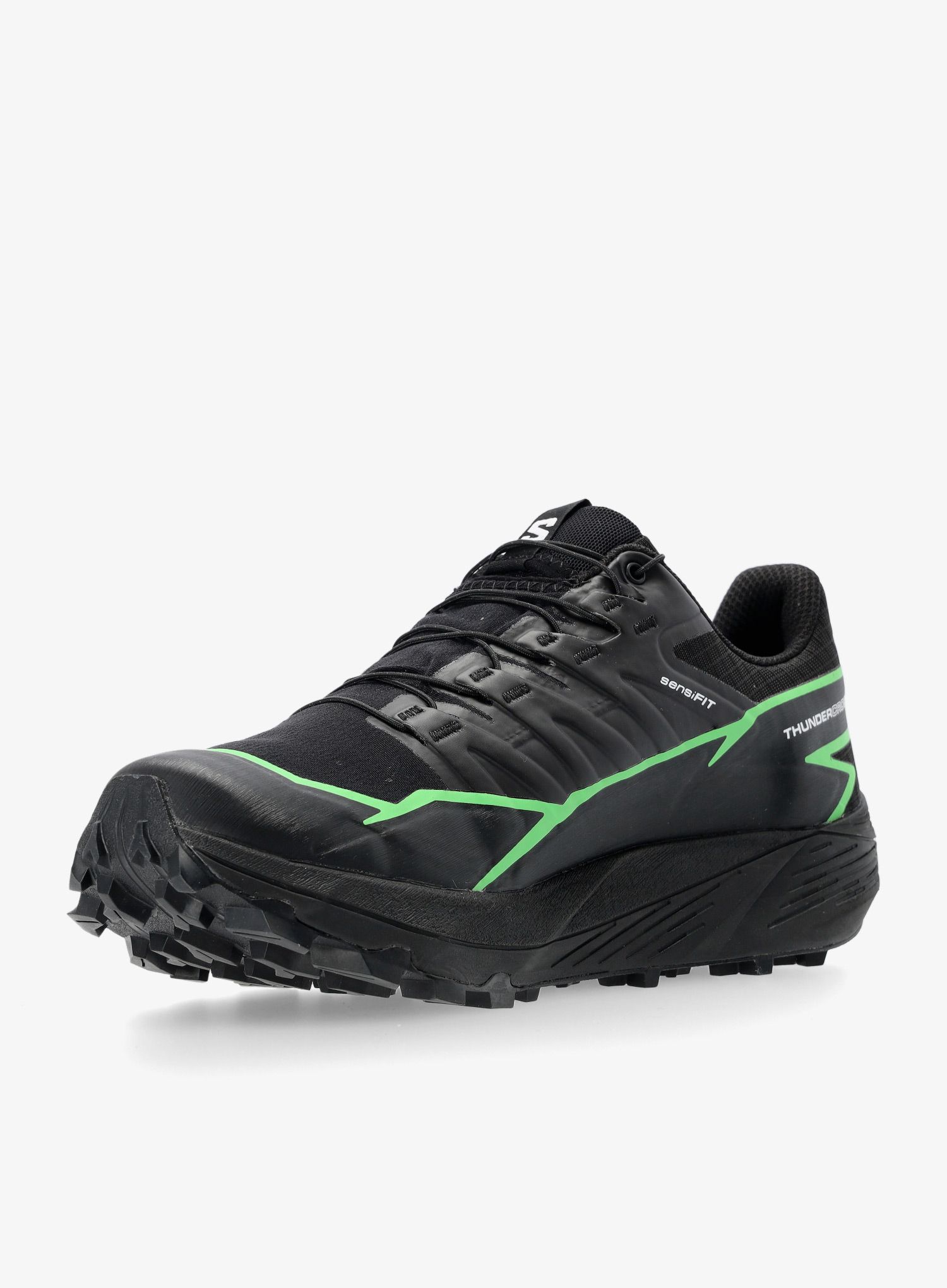 Tenisice za trail trčanje Salomon Thundercross GTX - black/green/black