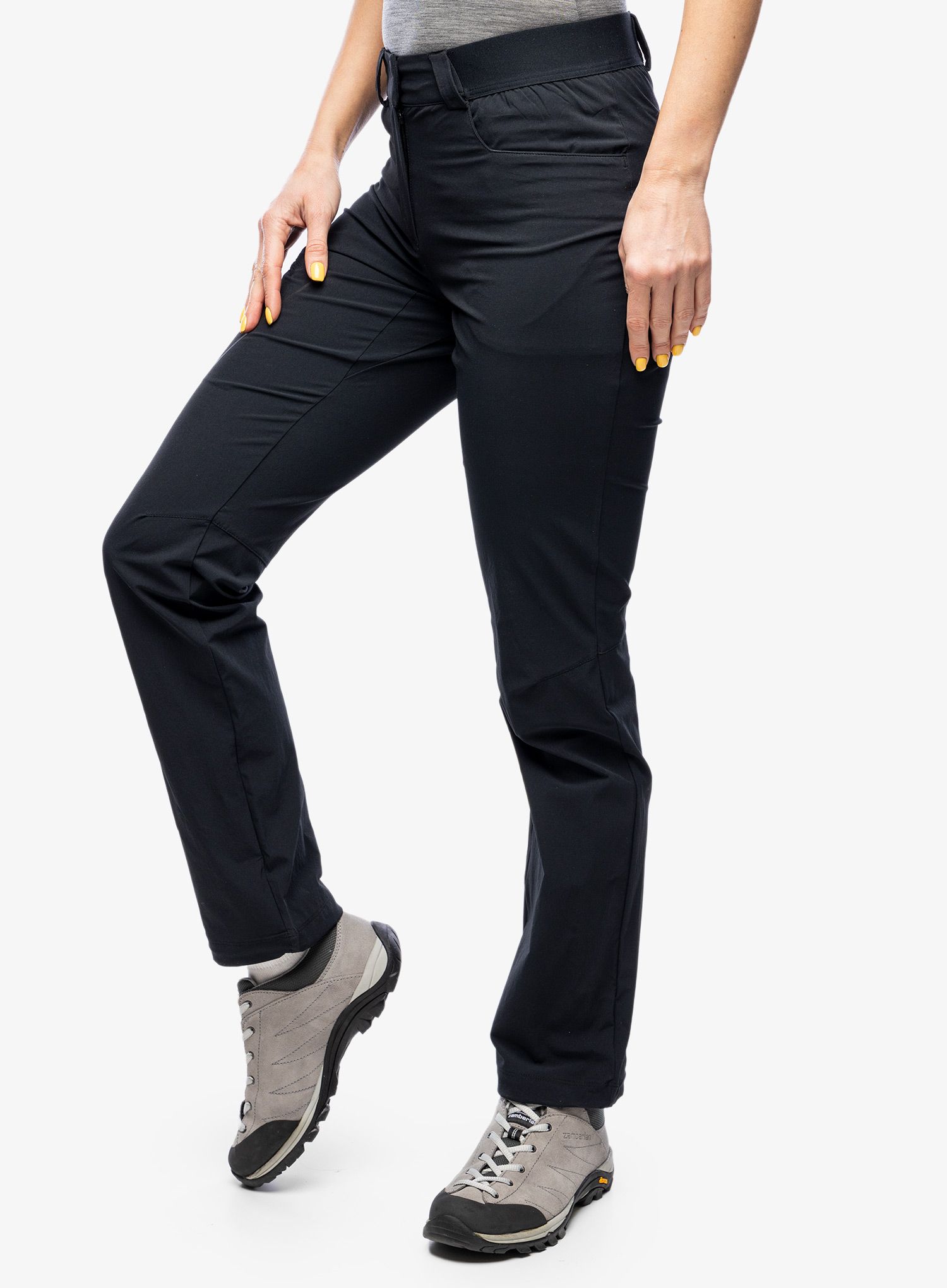 Ženske planinarske hlače Salomon Wayfarer Pants - deep black/black