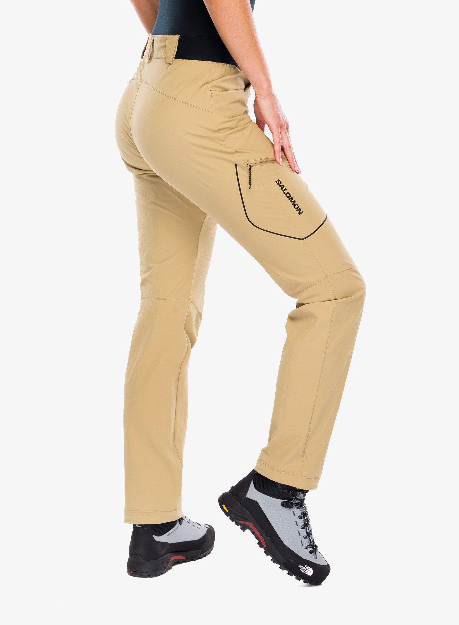 Ženske hlače Salomon Wayfarer Pants - kelp