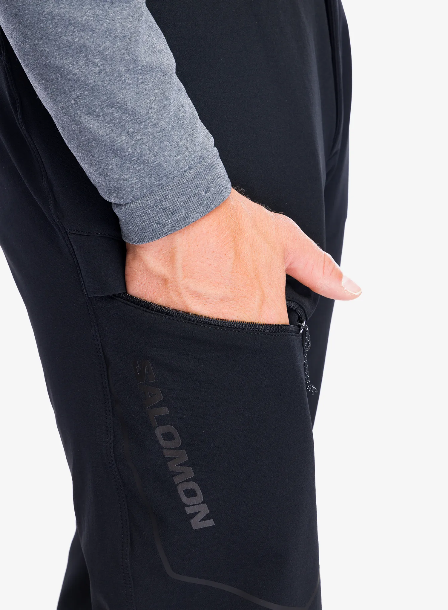 Planinarske hlače Salomon Wayfarer Warm Pant - deep black