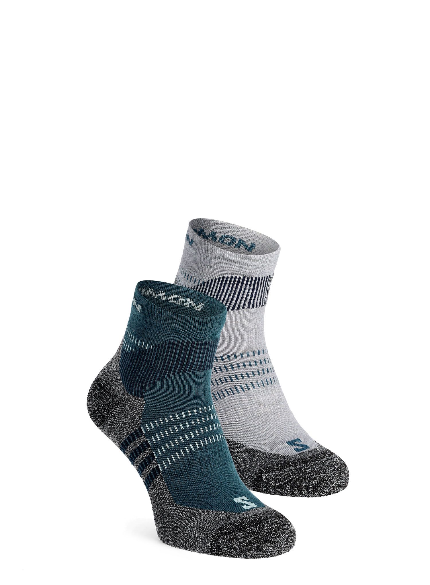 Planinarske čarape Salomon X Ultra Access Quarter 2-Pack - quarry/stargazer