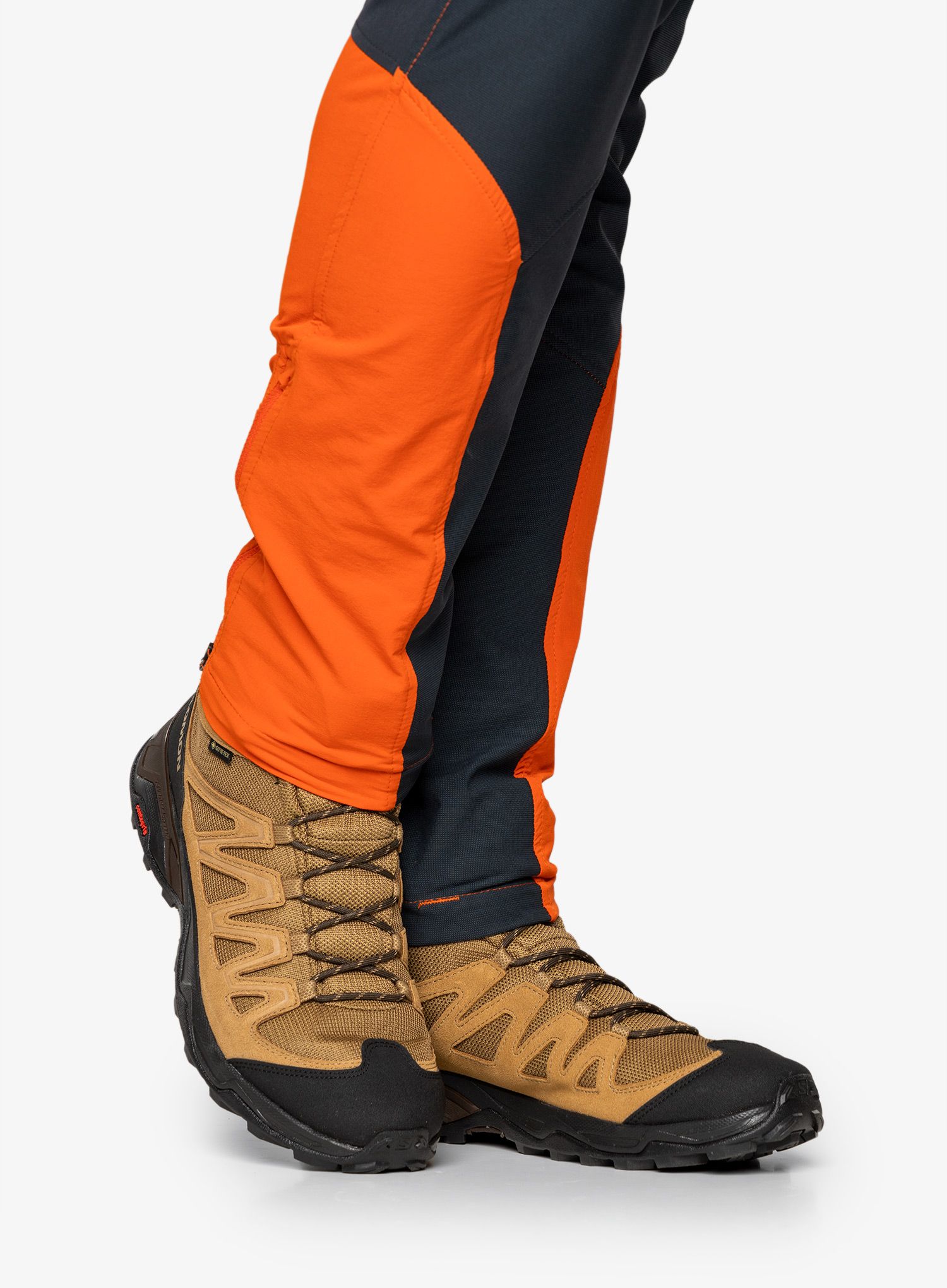 Planinarske cipele Salomon X Ward Leather Mid Gtx - kangaroo/black/gold