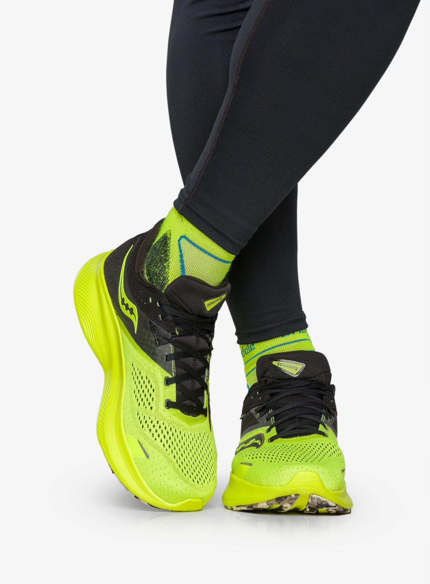 Muške tenisice za trčanje Saucony Ride 16  - citron/black