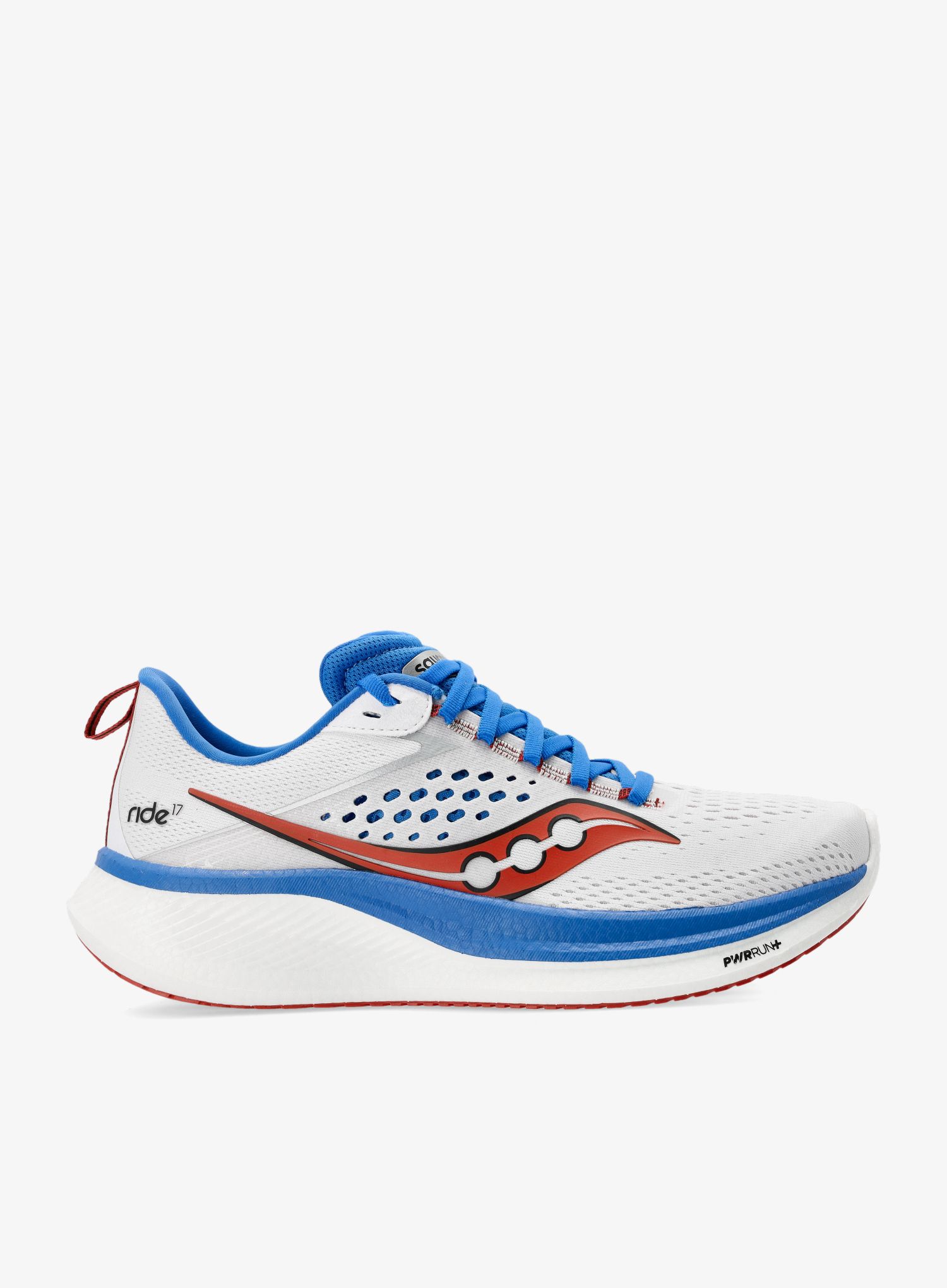 Muške tenisice za trčanje Saucony Ride 17 - white/cobalt
