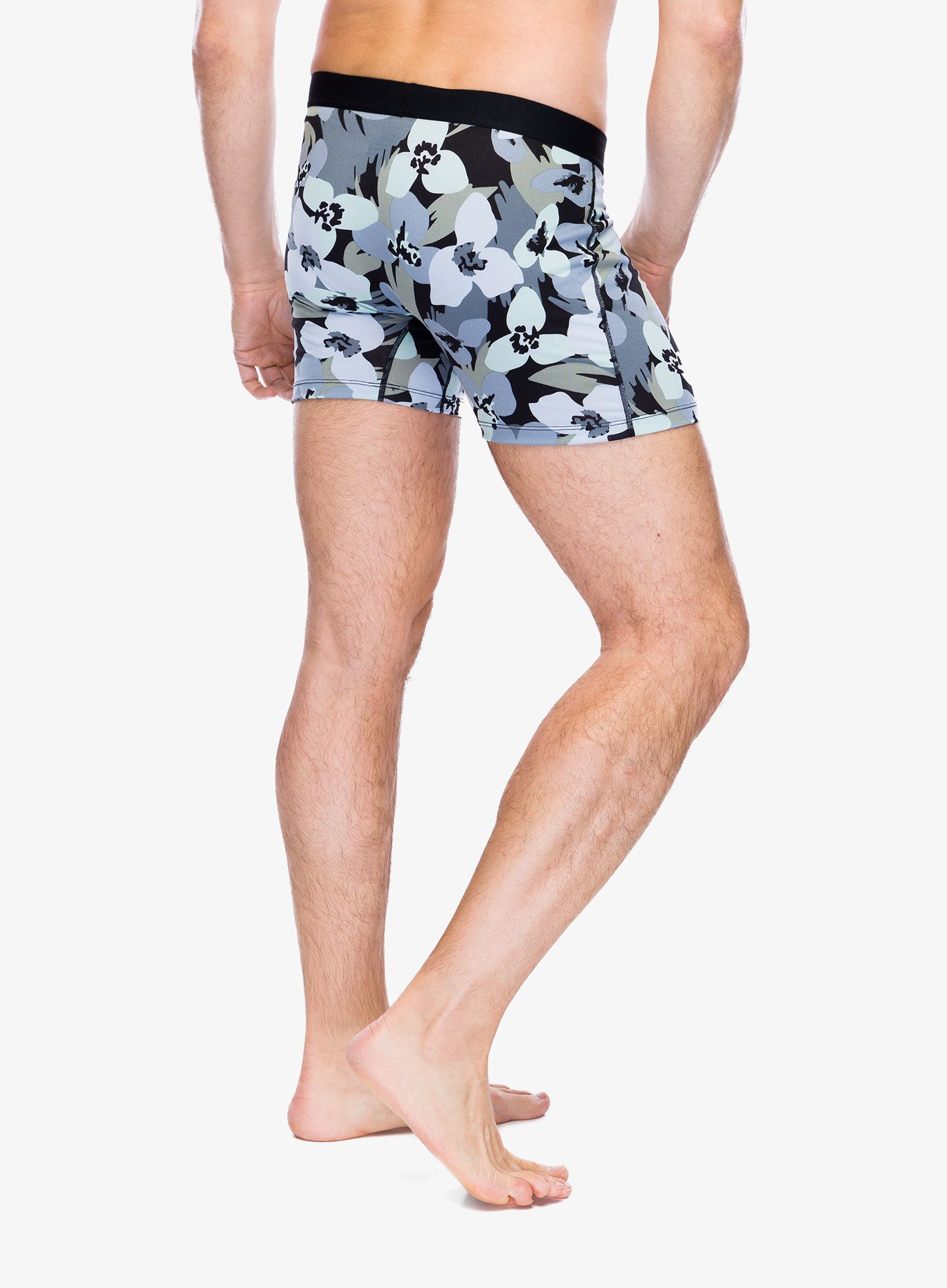 Termoaktivne bokserice Saxx Daytripper Boxer Brief Fly - camo flowers/blue fog