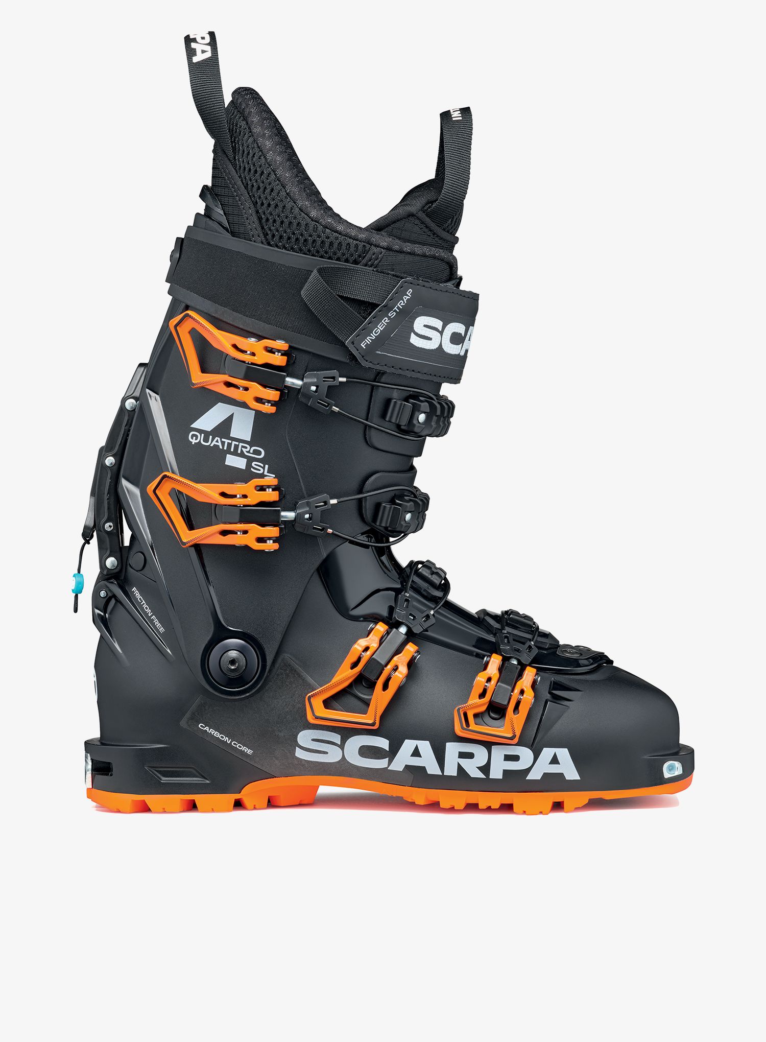 Cipele za turno skijanje Scarpa 4-Quatro SL - black/orange