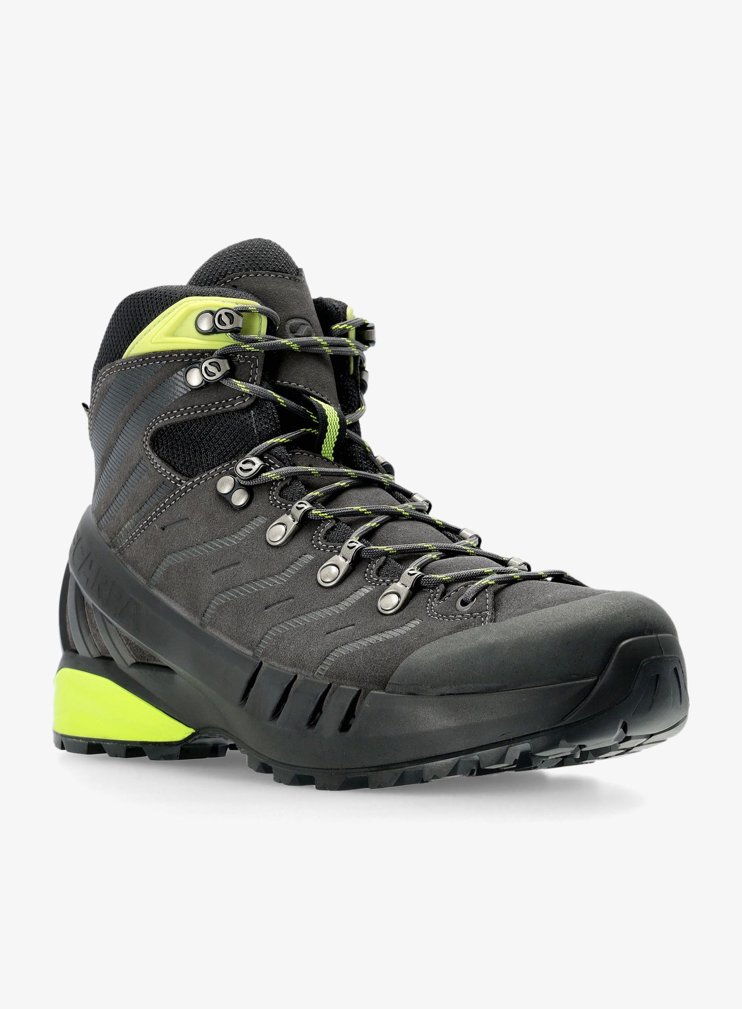Muške planinarske cipele Scarpa Cyclone S GTX - shark/lime