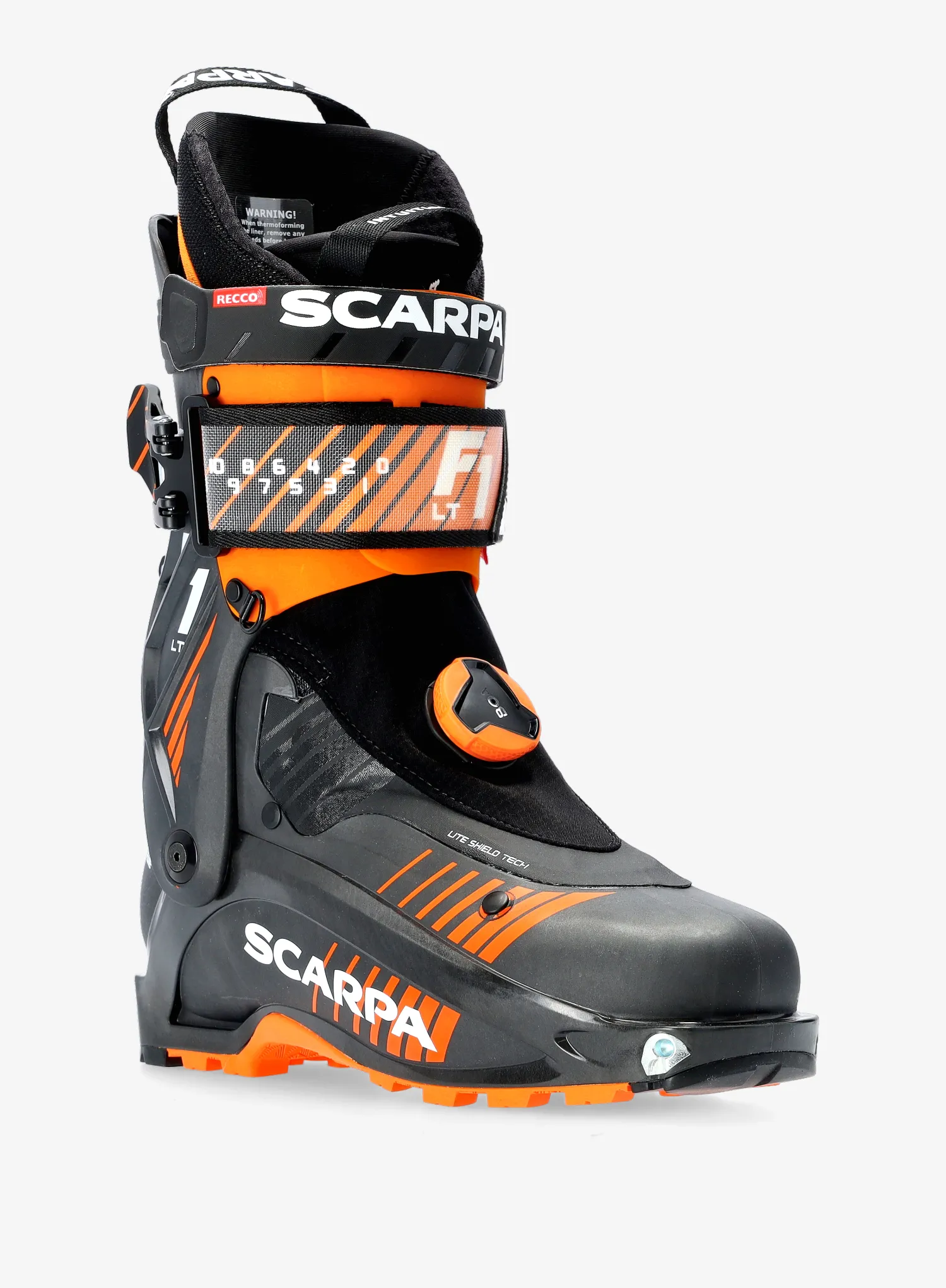 Cipele za turno skijanje Scarpa F1 LT - carbon/orange