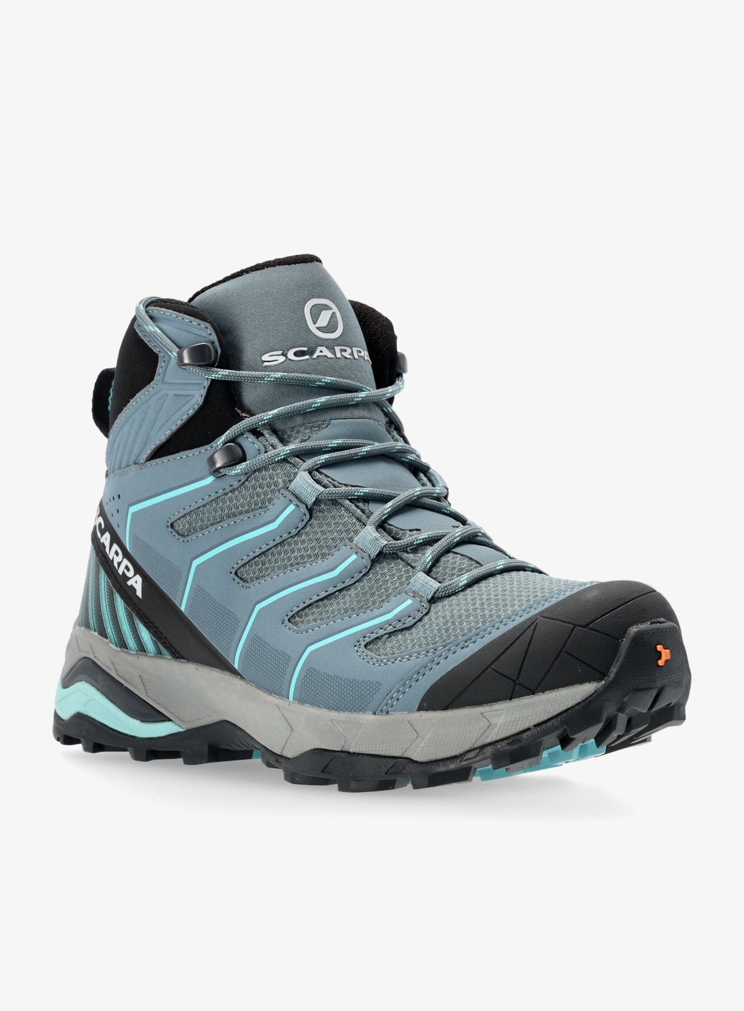 Ženske planinarske cipele Scarpa Maverick Mid GTX - storm gray/aqua