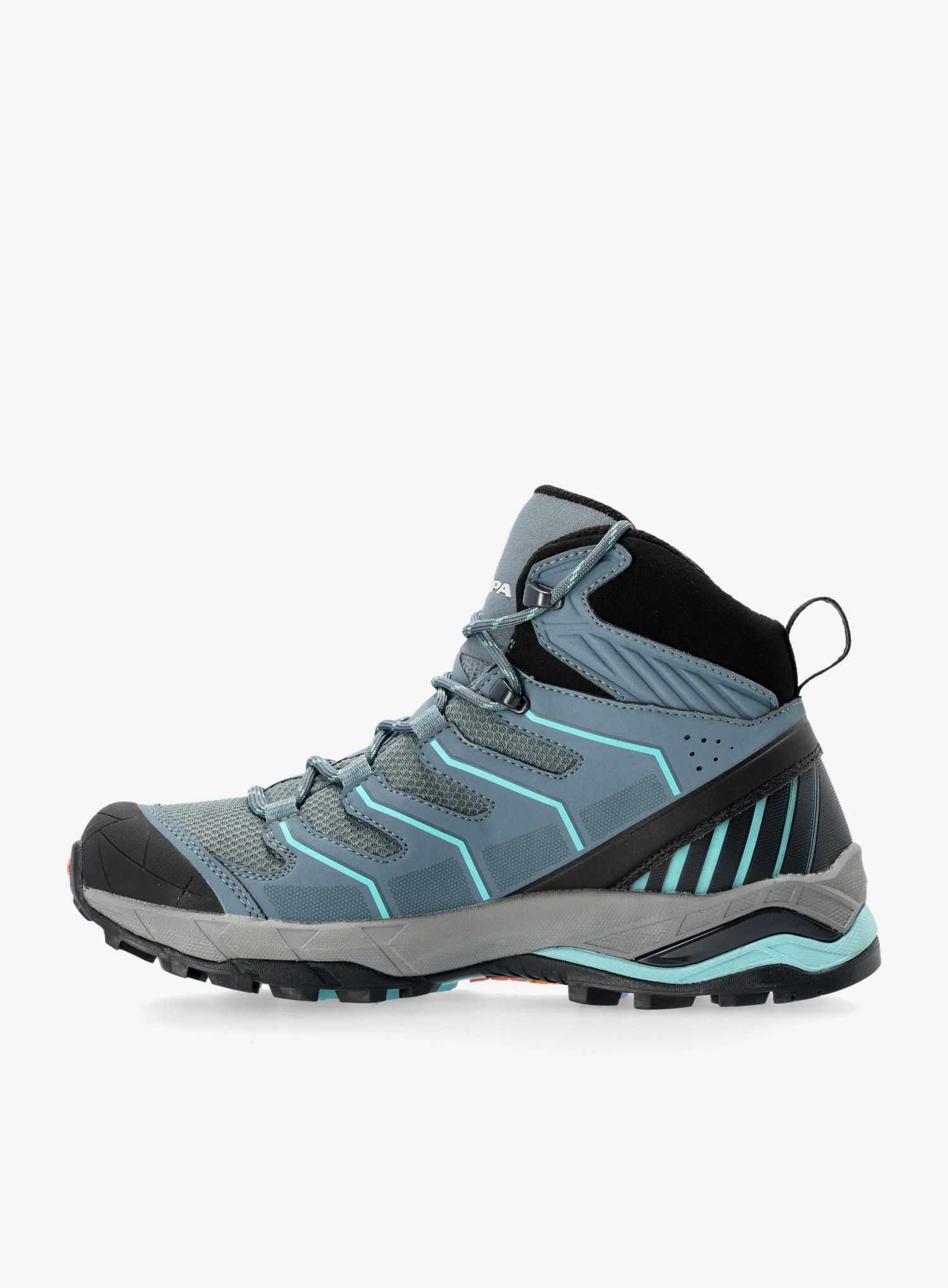 Ženske planinarske cipele Scarpa Maverick Mid GTX - storm gray/aqua