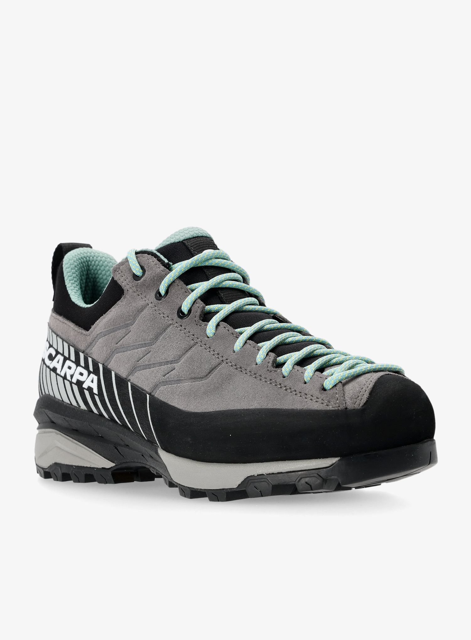 Niske ženske trekking cipele Scarpa Mescalito TRK L GTX - midgray/dusty lagoon