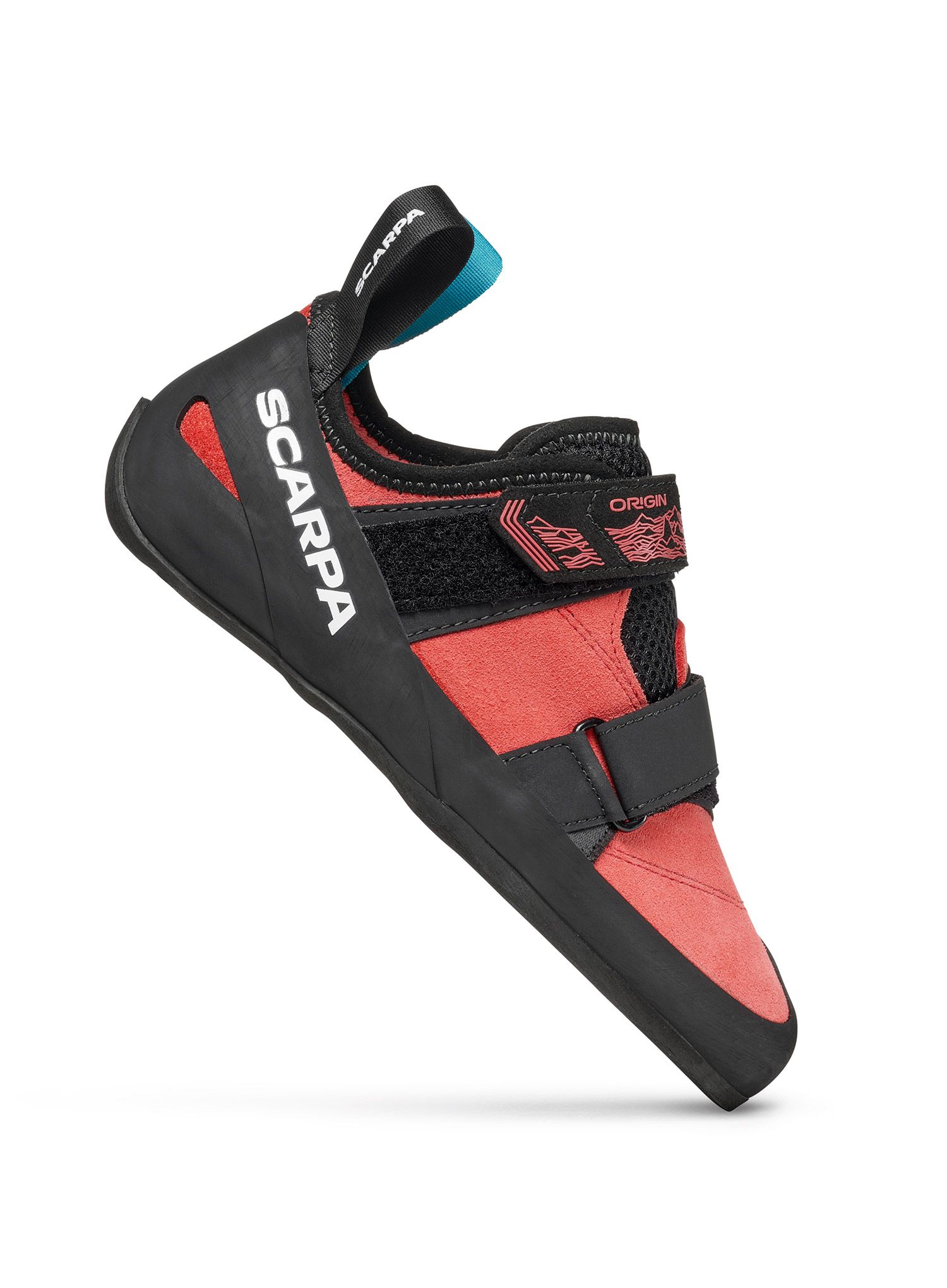 Ženske penjačke cipele Scarpa Origin - coral/black