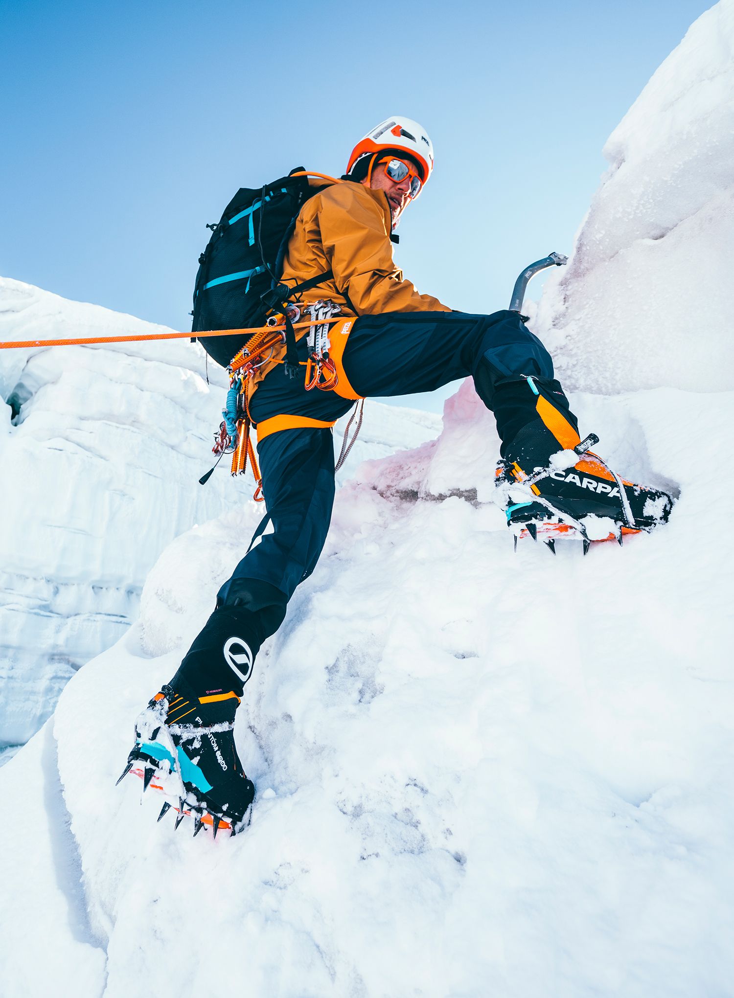 Alpinističke cipele Scarpa Phantom 6000 HD - black/bright orange