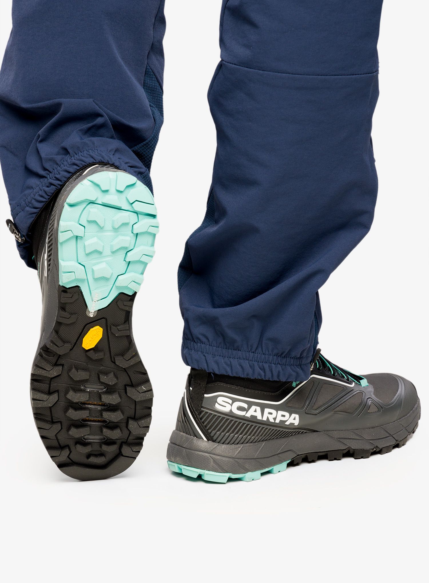 Ženske pristupne cipele Scarpa Rapid Mid GTX - anthracite/turquoise