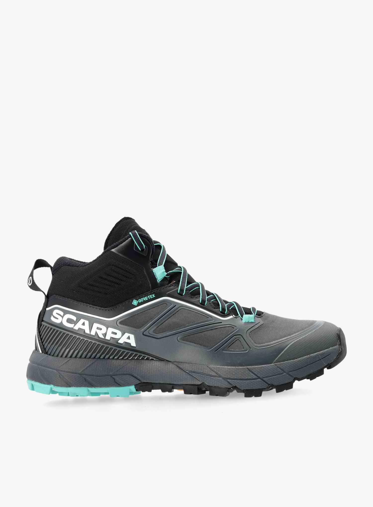 Ženske pristupne cipele Scarpa Rapid Mid GTX - anthracite/turquoise