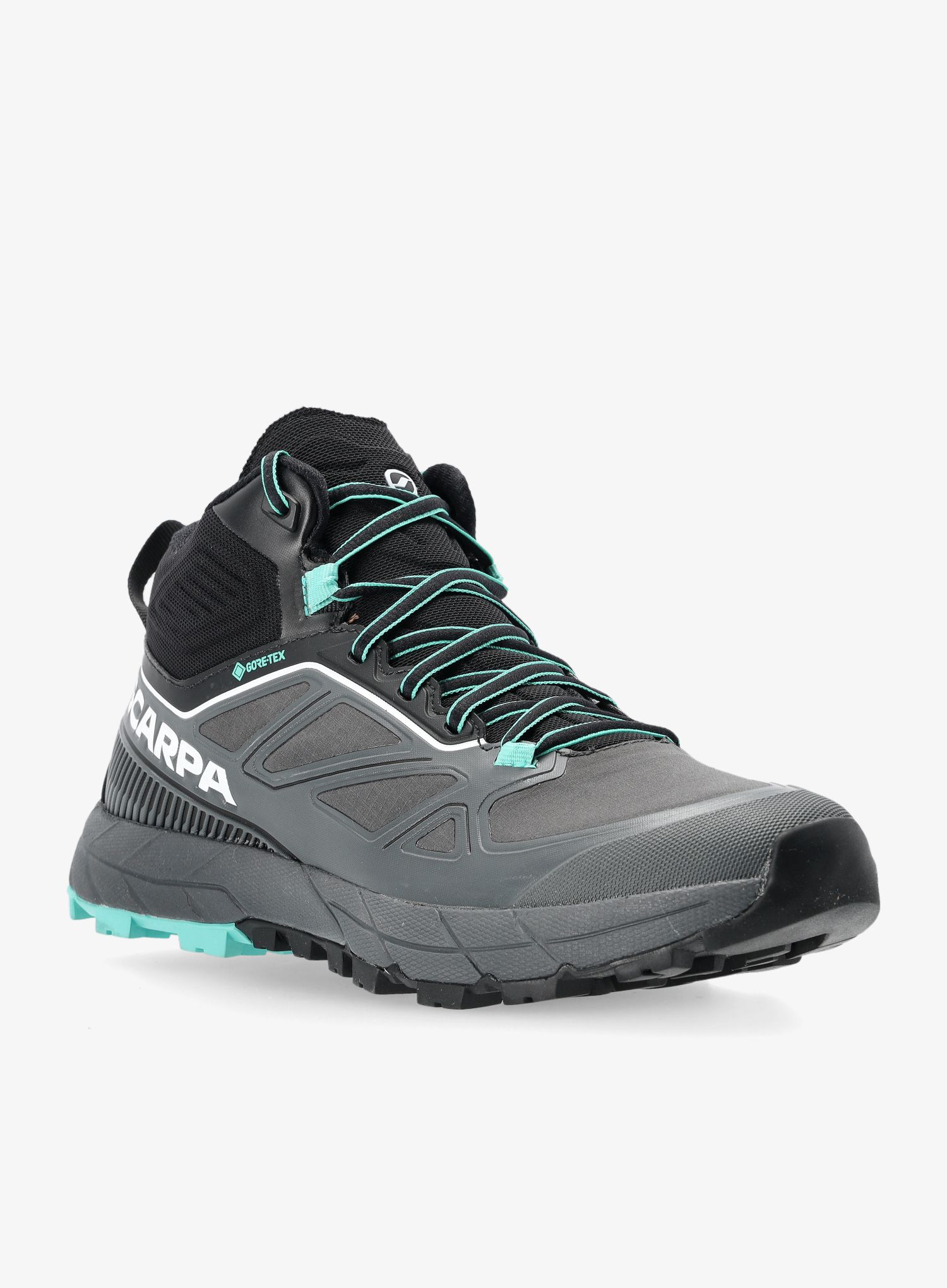 Ženske pristupne cipele Scarpa Rapid Mid GTX - anthracite/turquoise