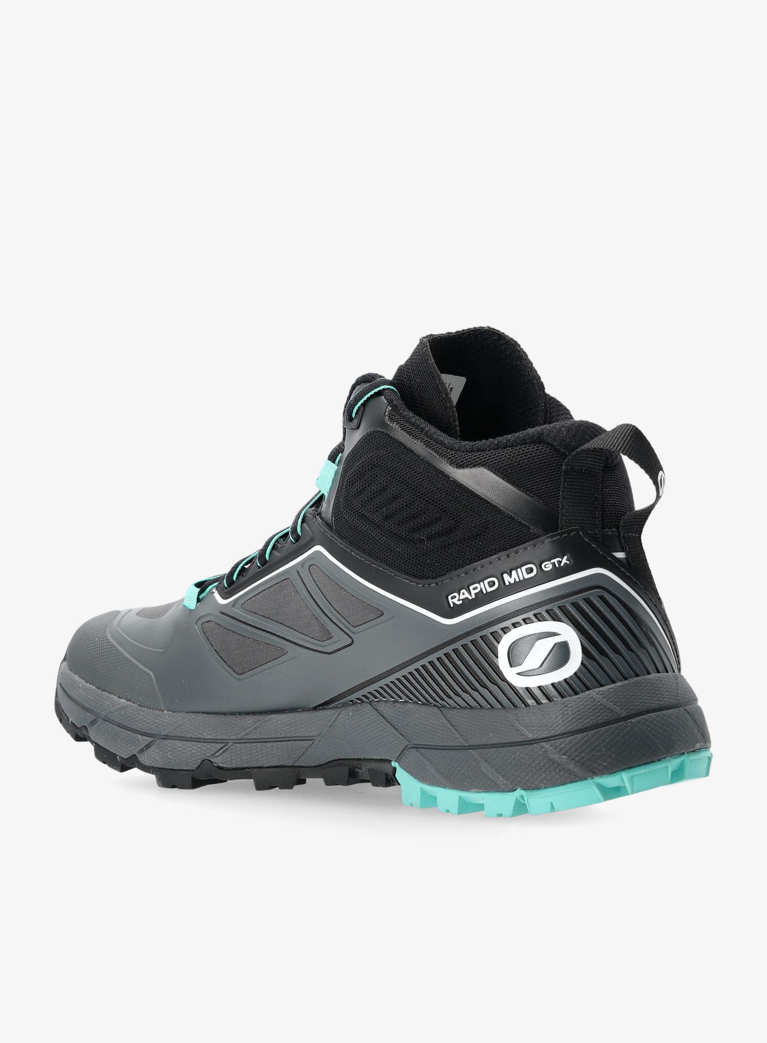 Ženske pristupne cipele Scarpa Rapid Mid GTX - anthracite/turquoise