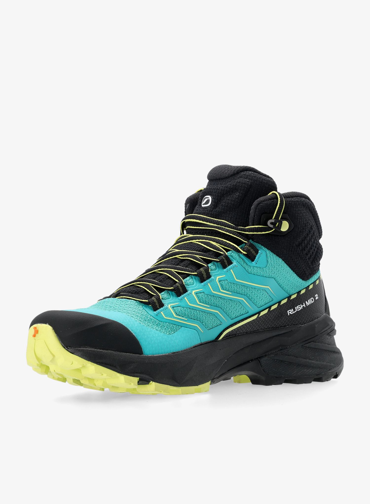 Visoke ženske planinarske cipele Scarpa Rush 2 Mid GTX - baltic blue/sunny lime