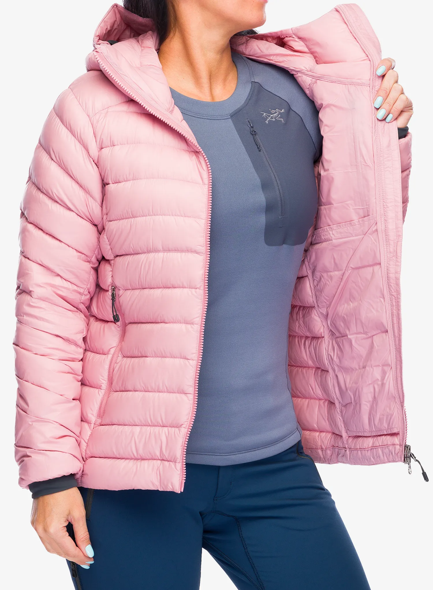 Ženska perjana jakna Schoffel Down Jacket Silvretta - viola