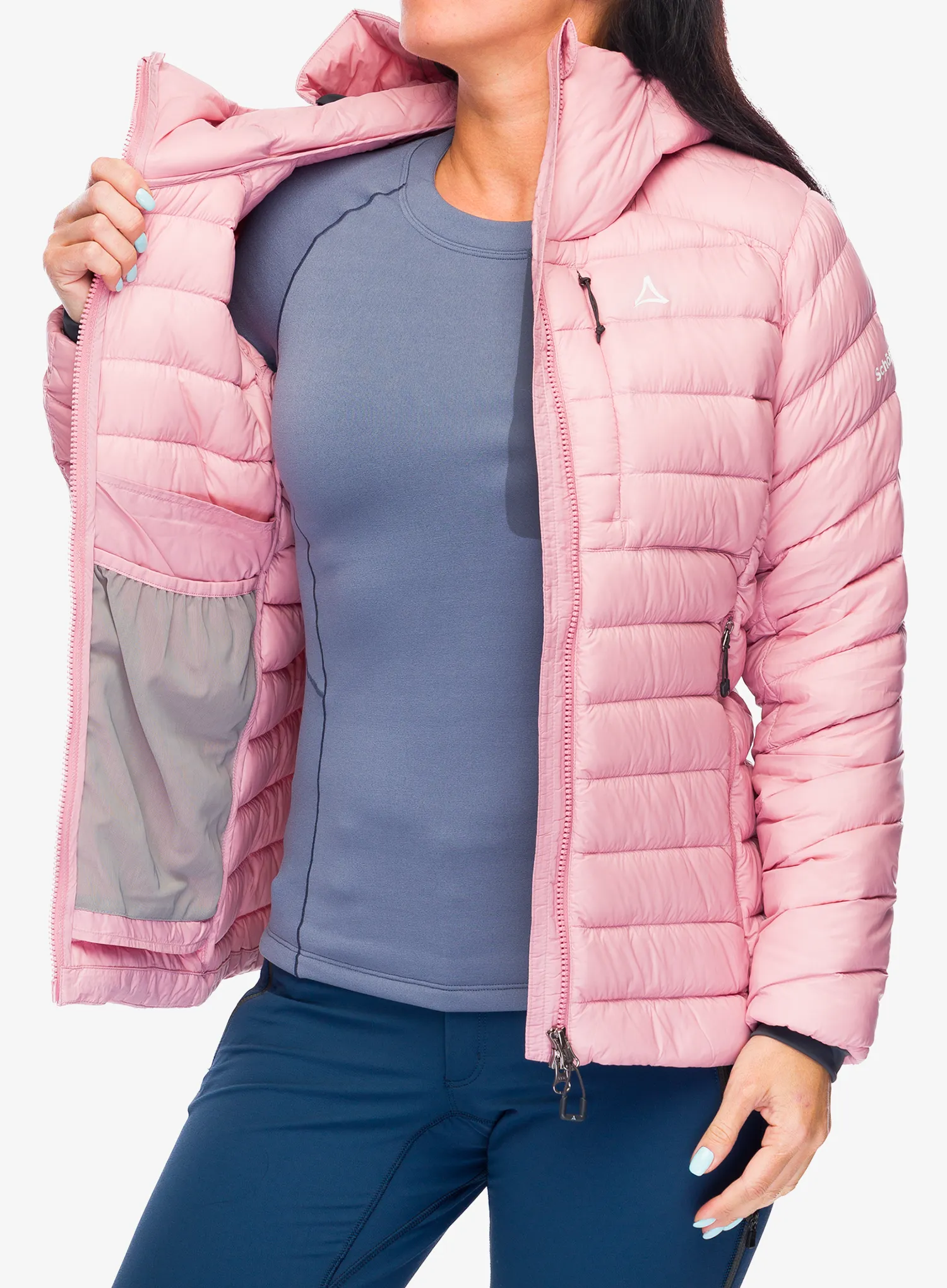 Ženska perjana jakna Schoffel Down Jacket Silvretta - viola