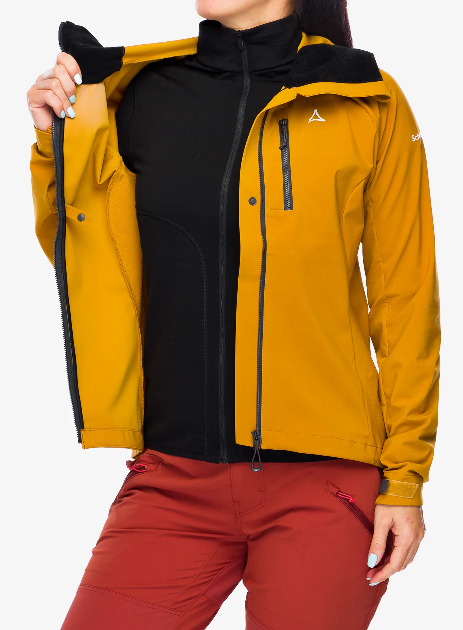 Ženska biciklistička jakna Schoffel Hybrid Jacket Style Salza - chai