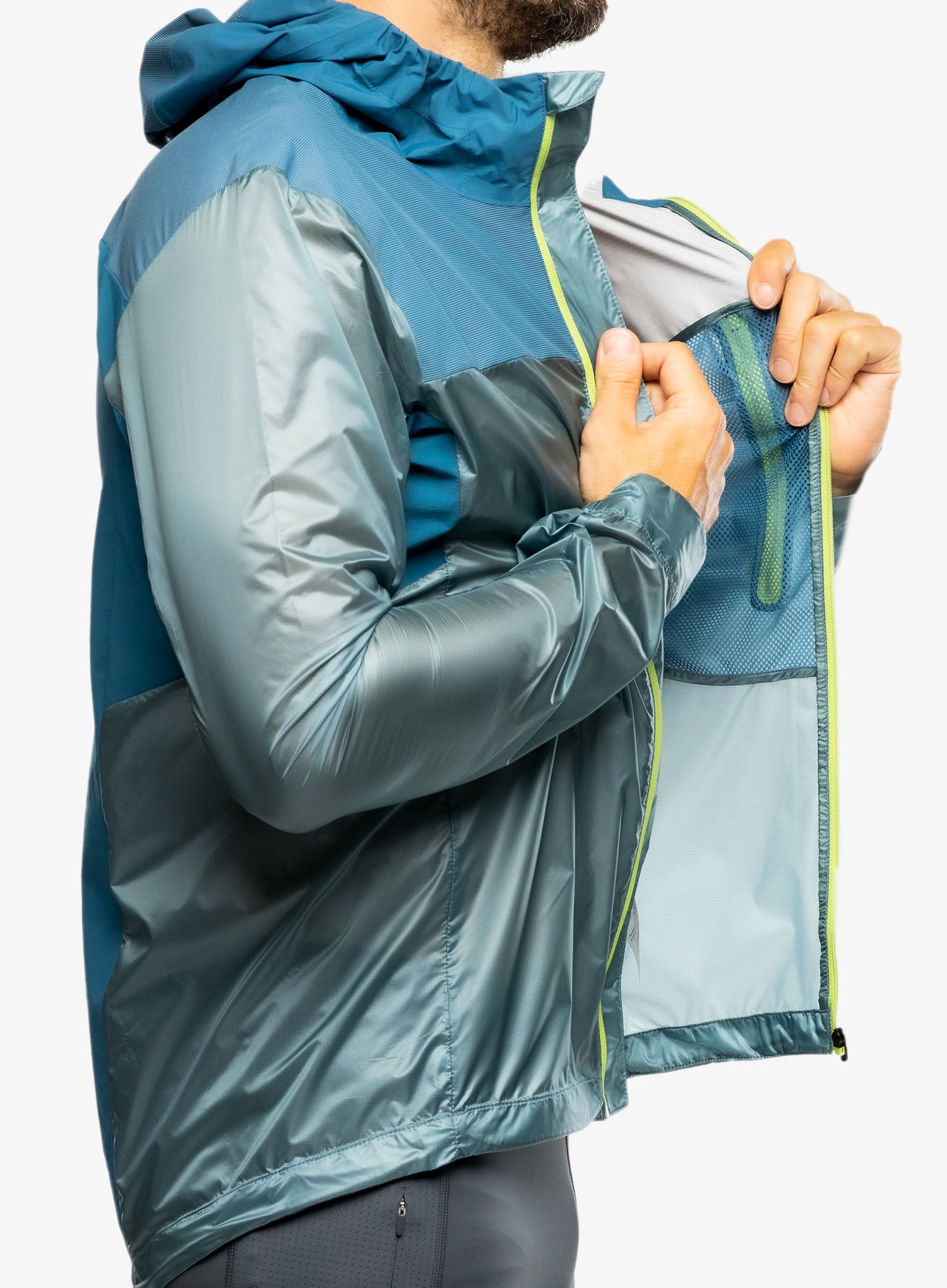 Biciklistička jakna Schoffel Hybrid Jkt Flow Trail - cloudy storm