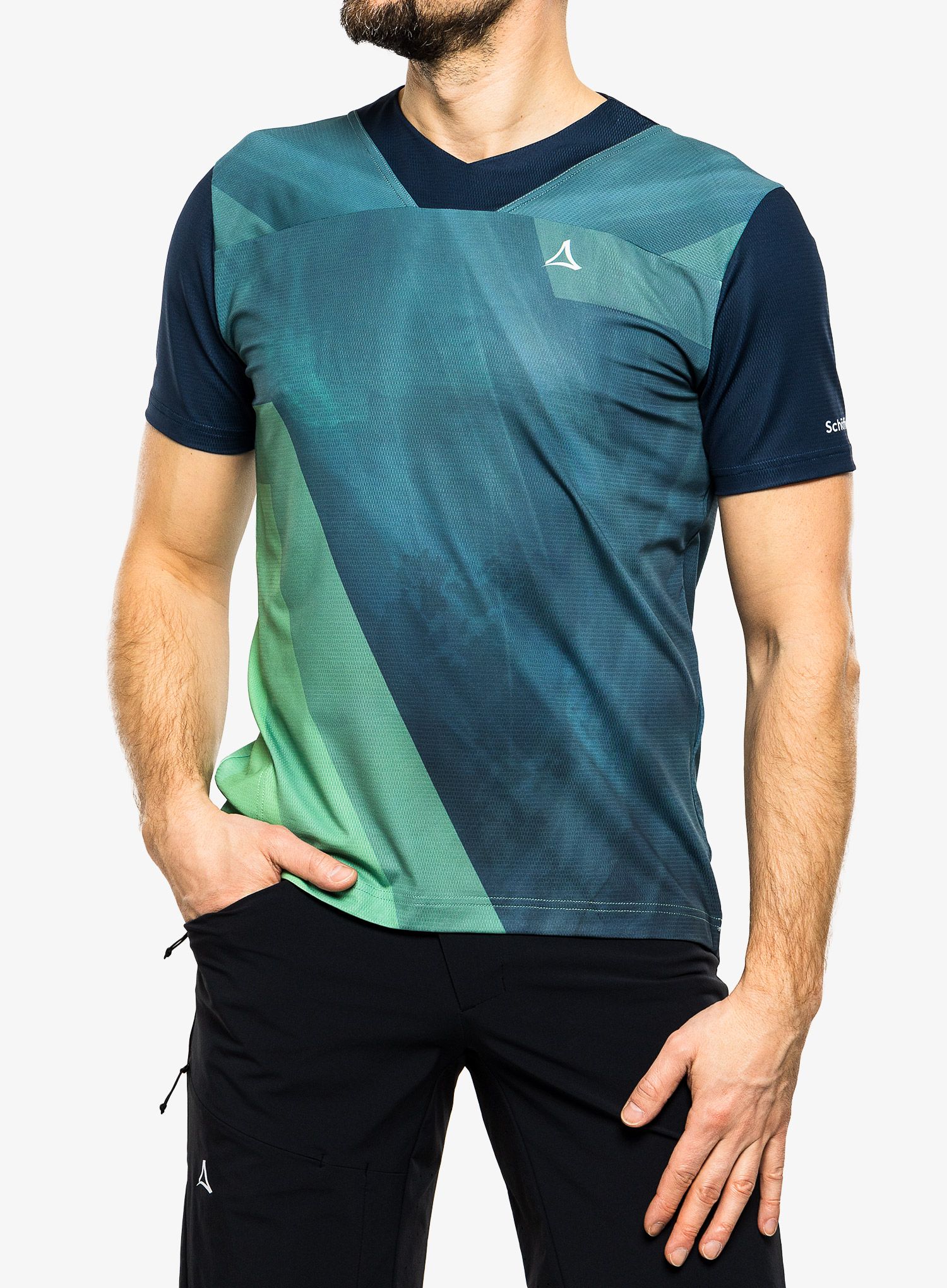 Biciklistička majica Schoffel Shirt Runcatrail - matcha mint