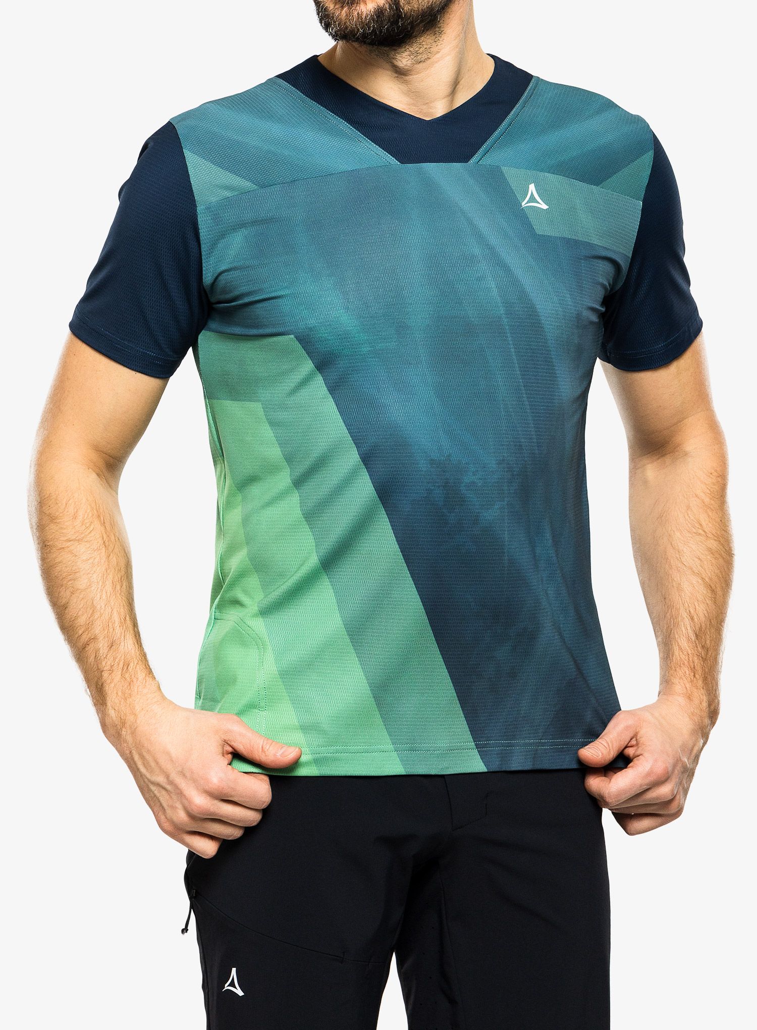Biciklistička majica Schoffel Shirt Runcatrail - matcha mint