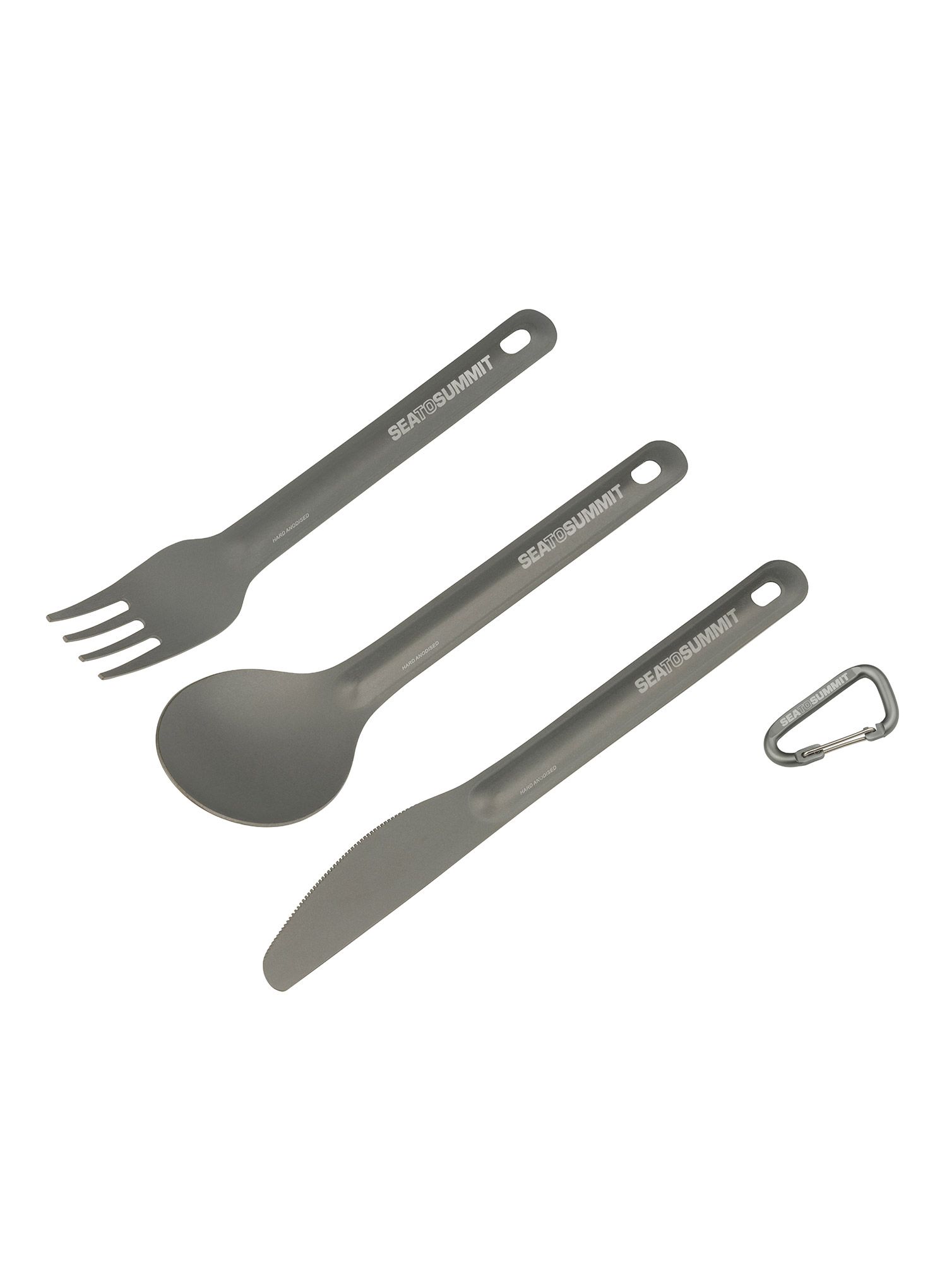Set Sea To Summit AlphaLight Cutlery Set 3pc (Knife, Fork and Spoon) - grey