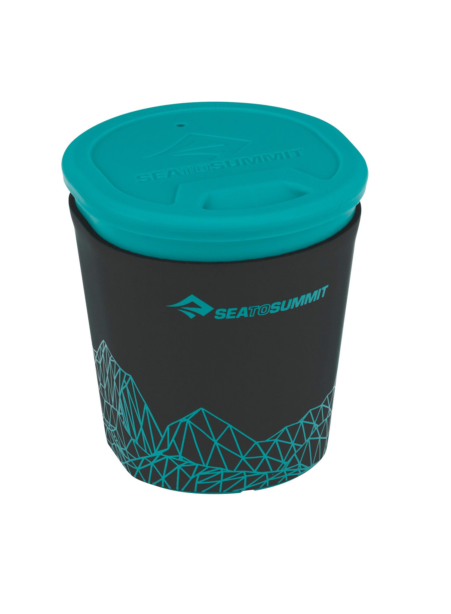 Posuđe Sea To Summit DeltaLight Camp Set 4.4 (4 Mugs, 4 Bowls) - blue