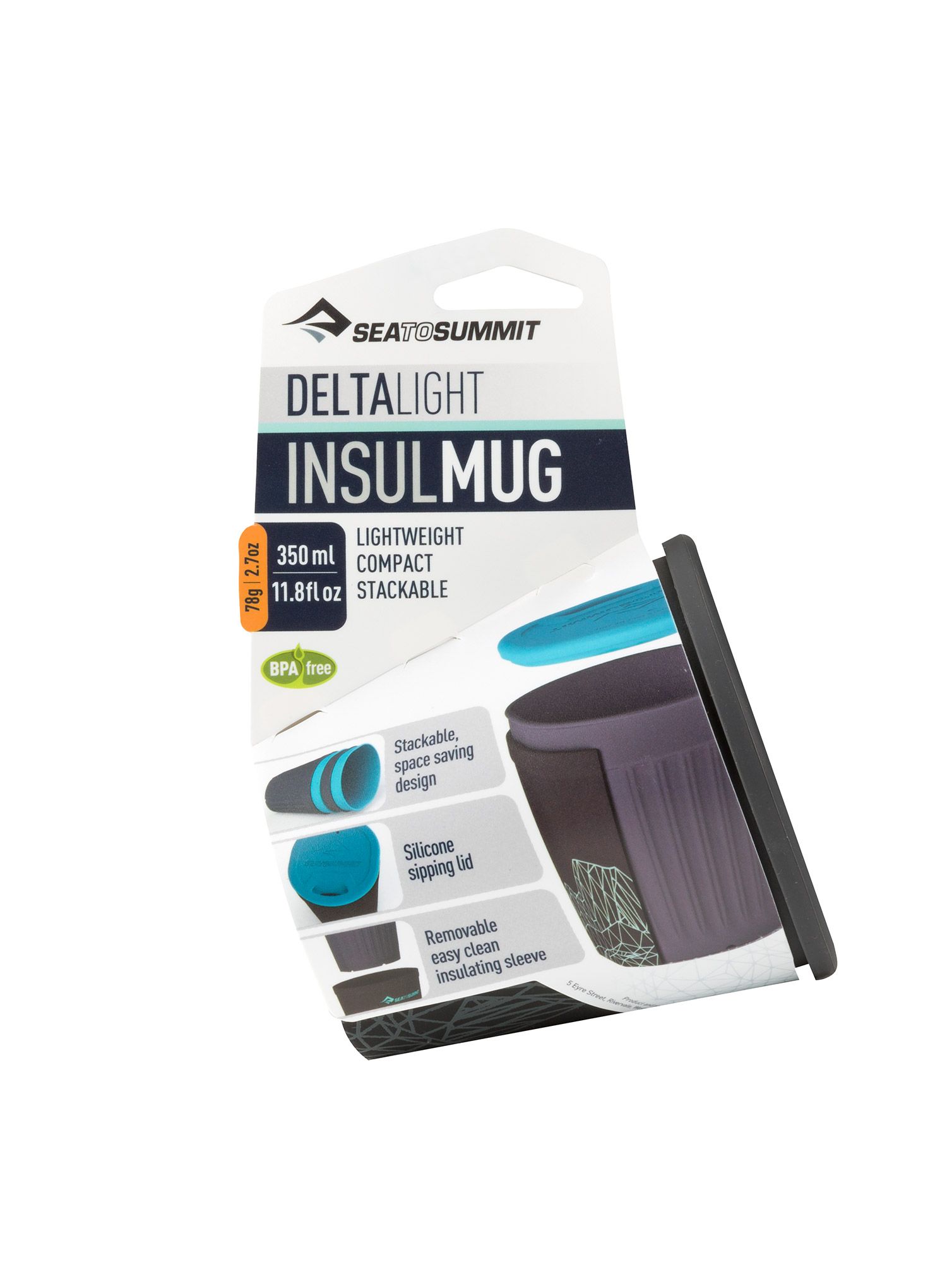 Putna šalica Sea To Summit Delta Light Insulated Mug (0,35 l) - grey