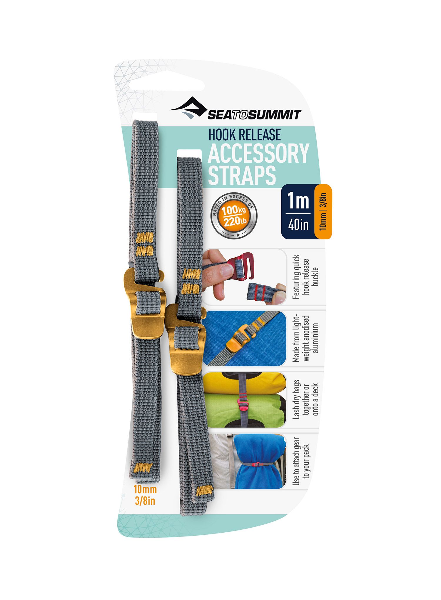 Remeni Sea To Summit Hook Release Accessory Strap 10 mm Webbing - 1.0m